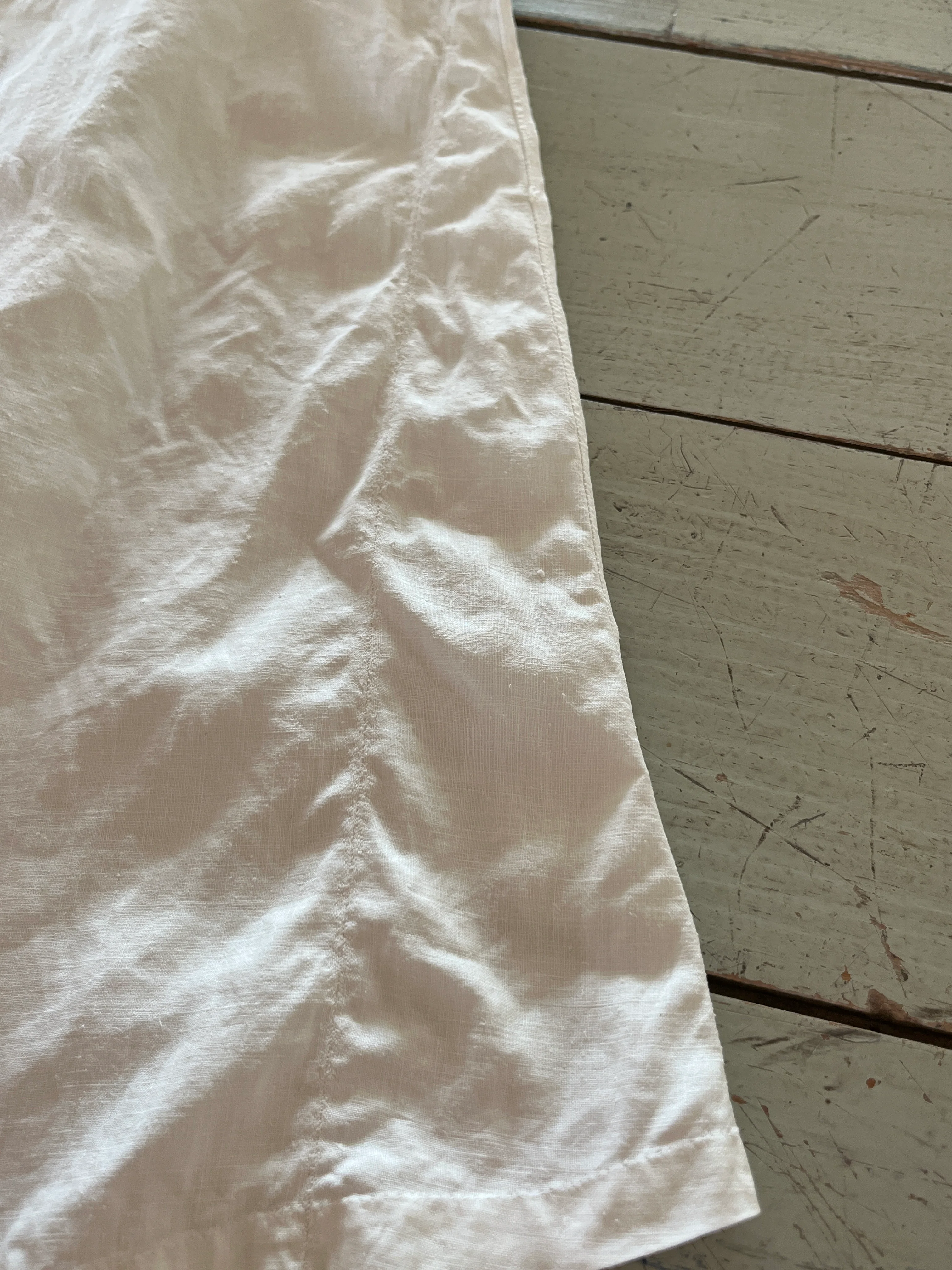 Victorian 19th Century Quaker White Cotton Nightgown - Image 6