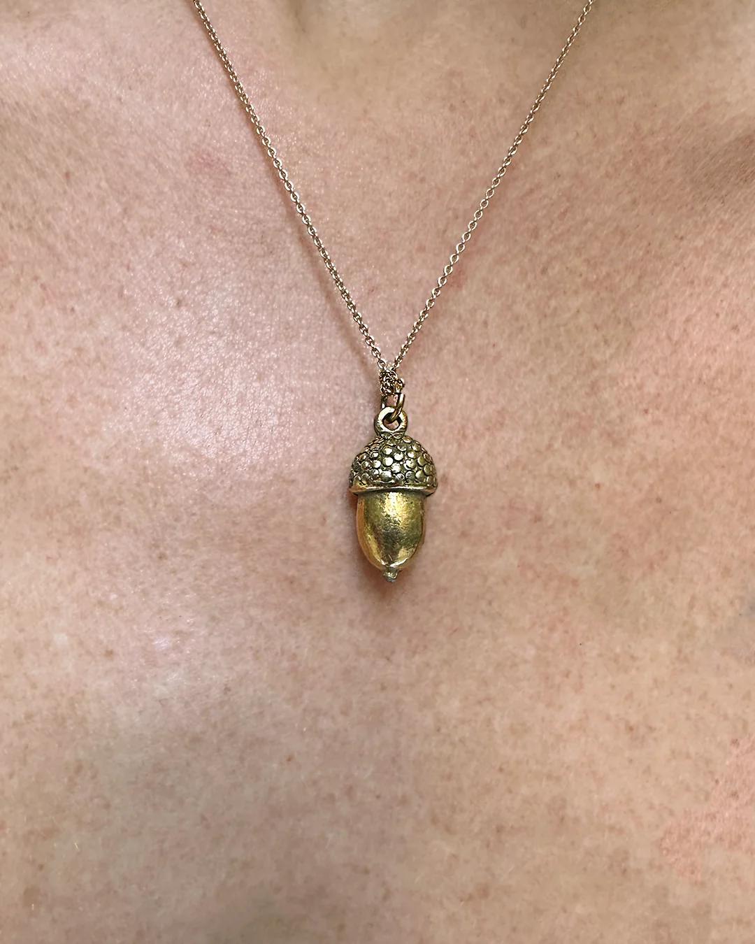 Victorian Antique Gold Acorn Pendant - Image 4