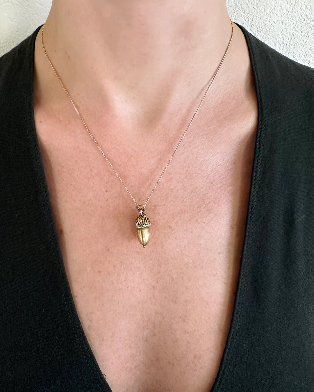 Victorian Antique Gold Acorn Pendant - Image 7