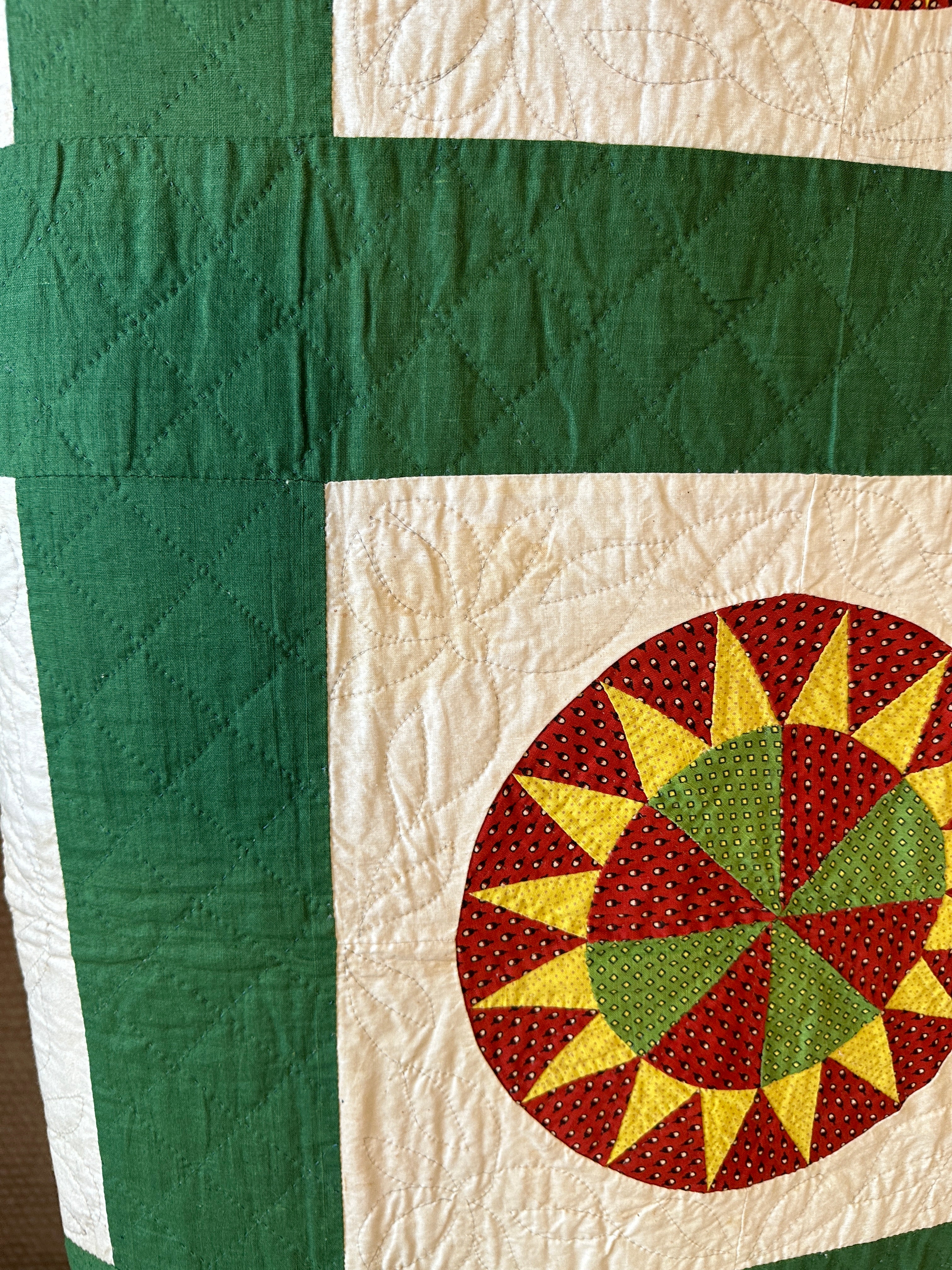 Victorian Early 19th Century Pre-civil War Quilt - Image 8