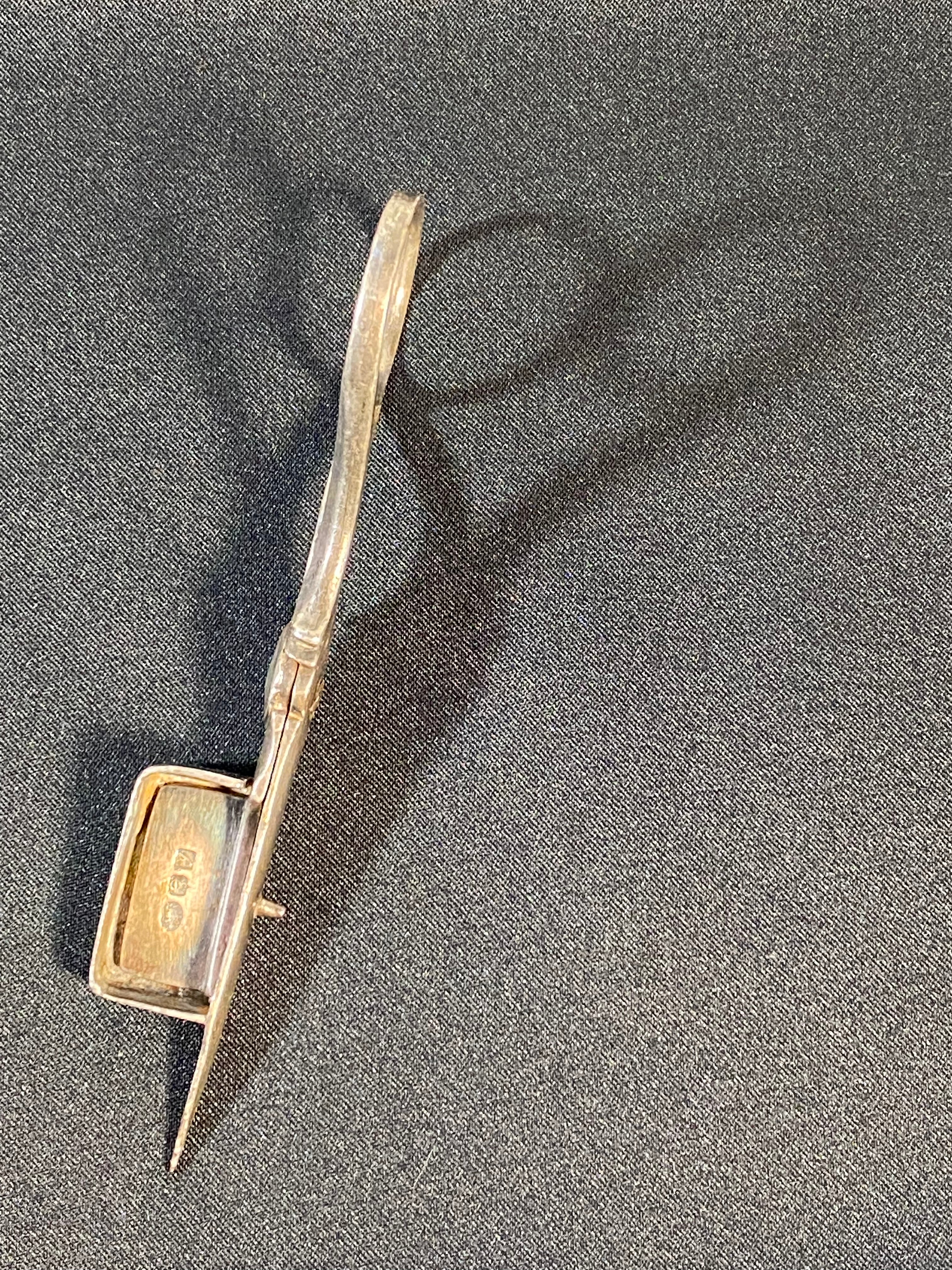 Victorian Silver Candle Snuffer/ Wick Trimming Scissors - Image 4