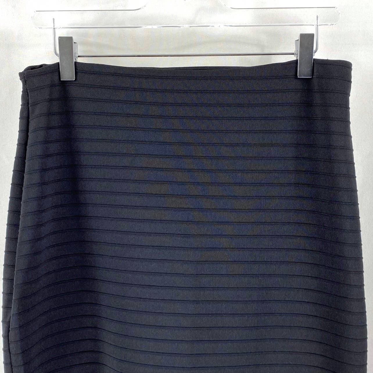 Vintage 00s Black Pencil Bodycon Lined Skirt by Rainbow - Image 3