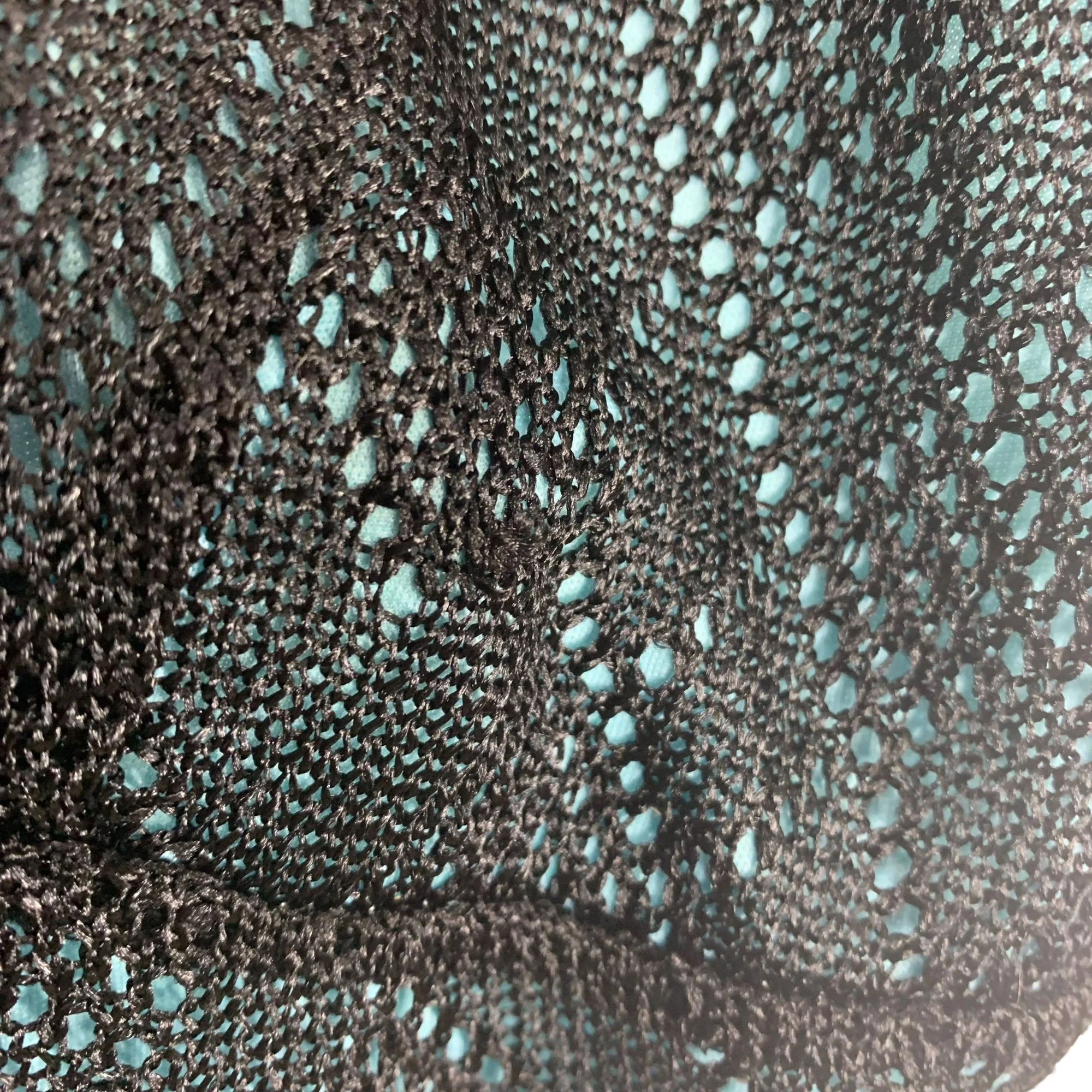 Vintage 00s Guess Collection Black Crochet Mesh Asymmetrical Dress by Guess - Image 11