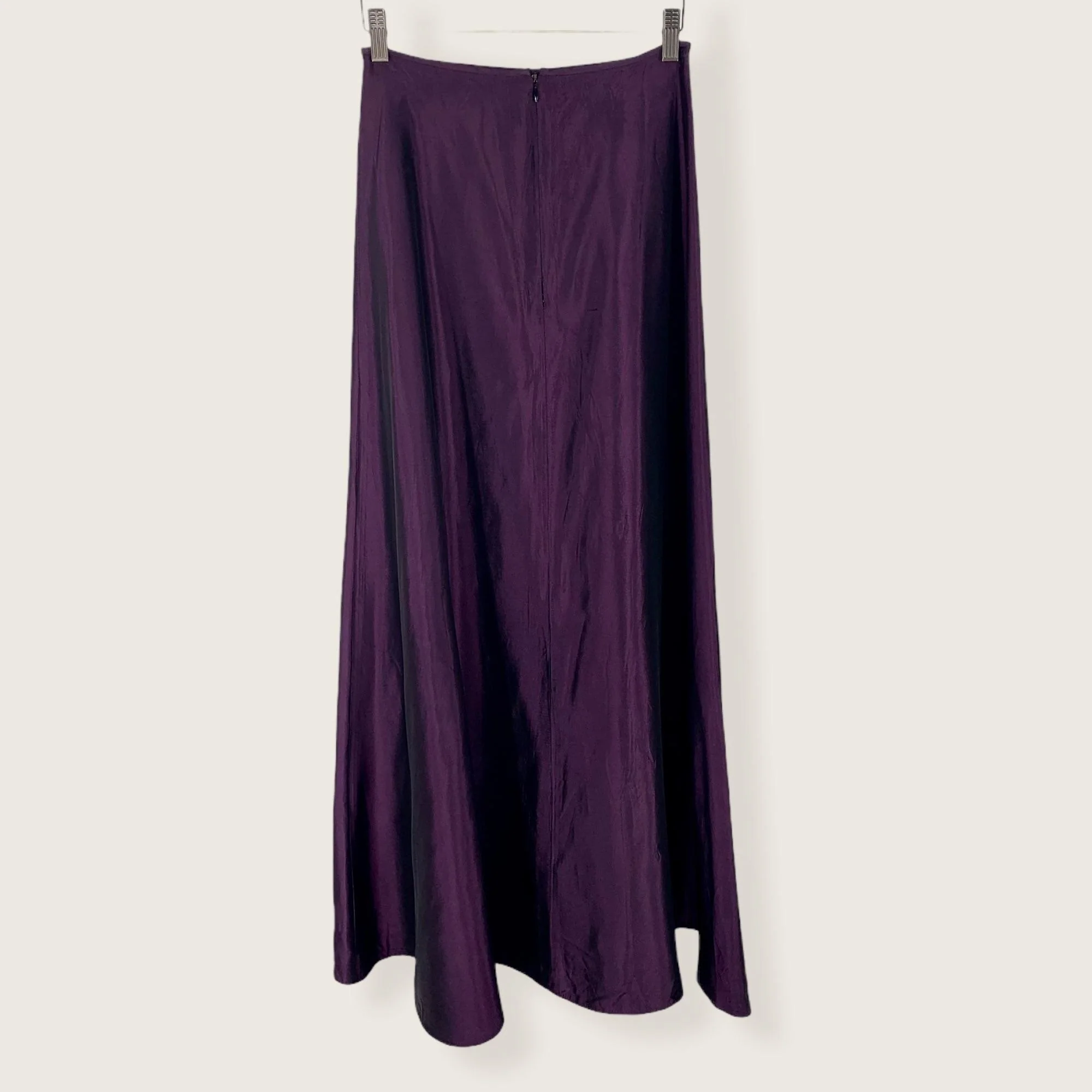 Vintage 00s Scott Mcclintock Iridescent Purple Formal Full Length Skirt by Scott Mcclintock - Image 4