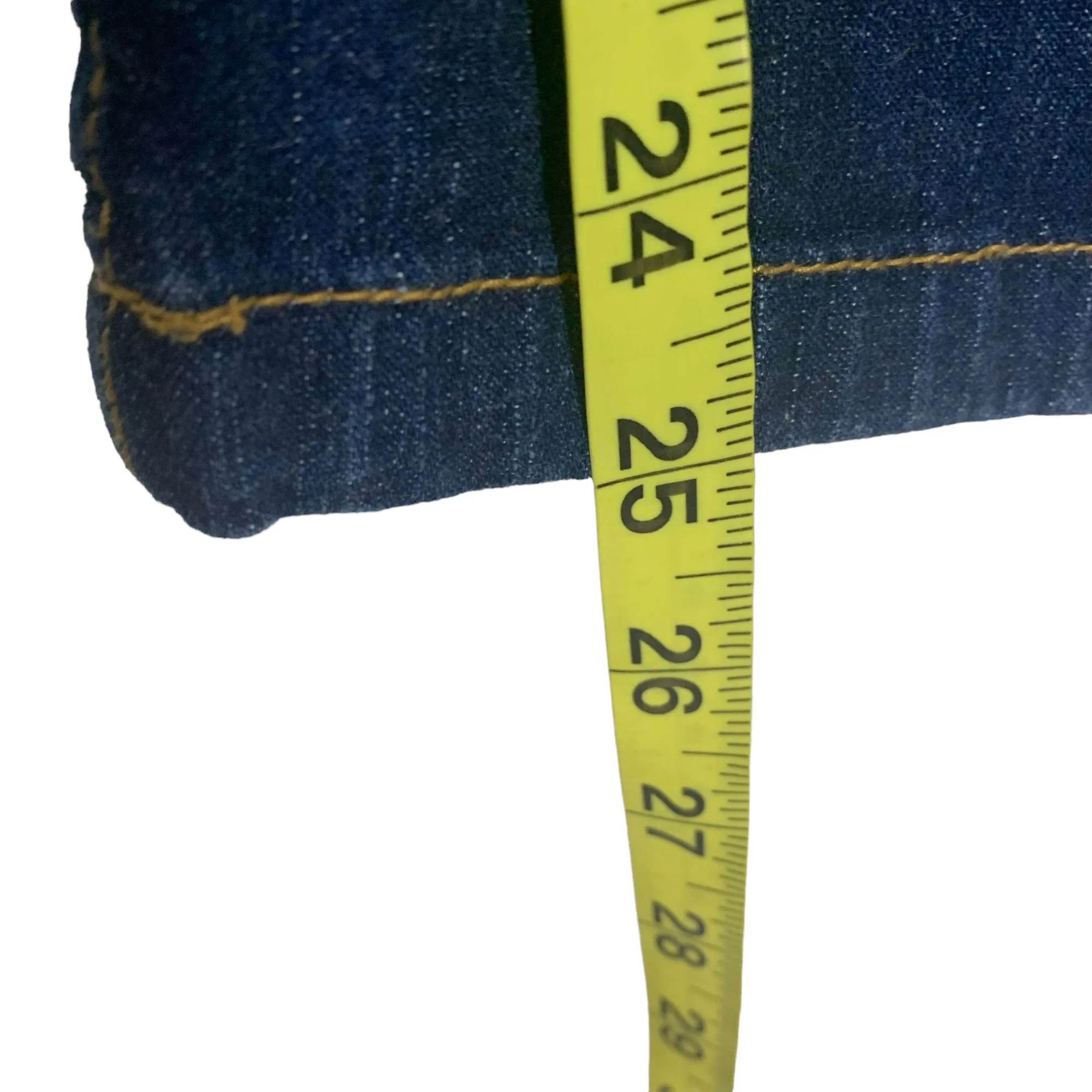 Vintage 00s Side Stripe Blue Cropped Jeans Size 5 by Tommy Hilfiger - Image 9
