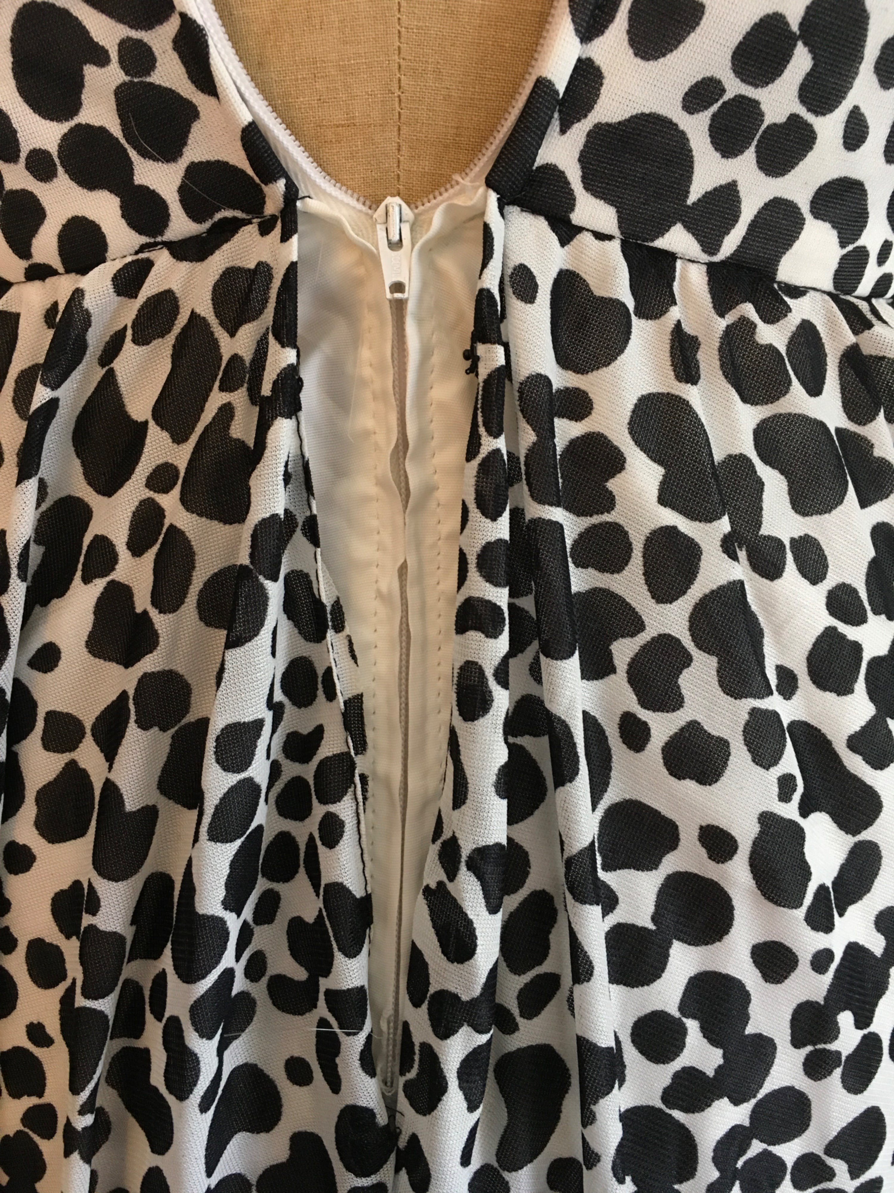 70's Bonwit Telker Animal Print Maxi Dress Gown by Dalani - Image 5