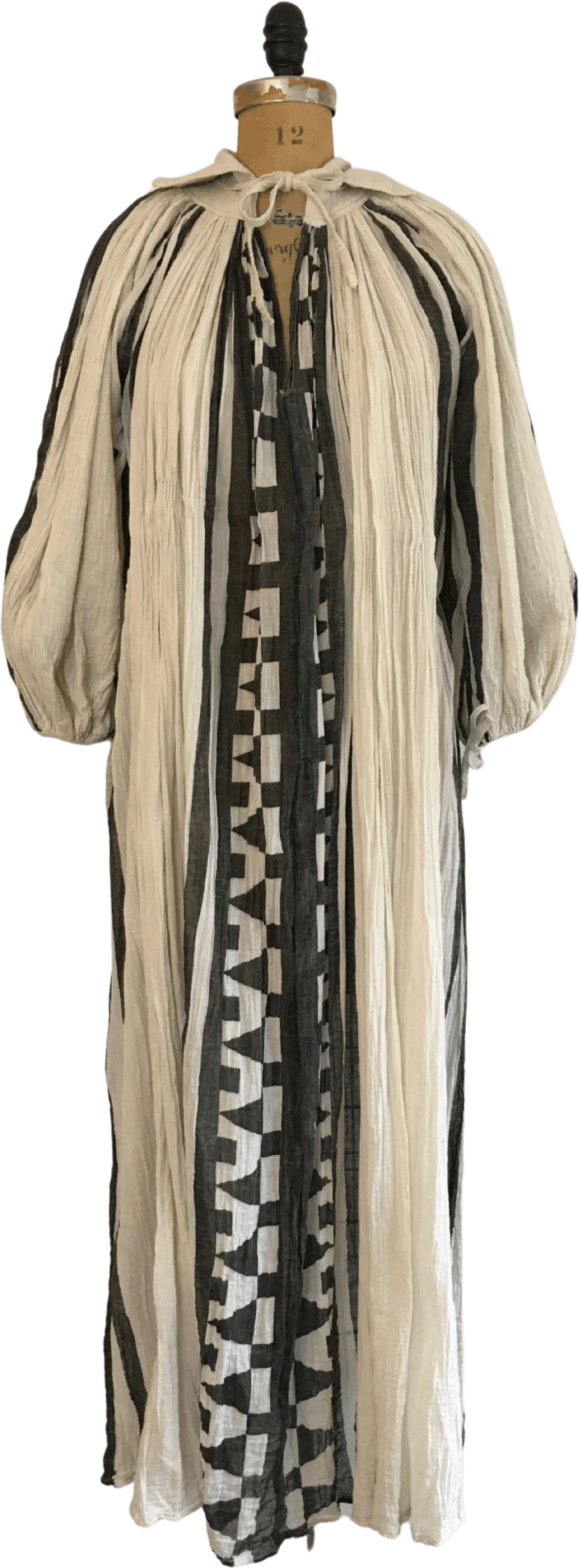 70's Boho Gauze Kaftan Dress by Amerikan Climax
