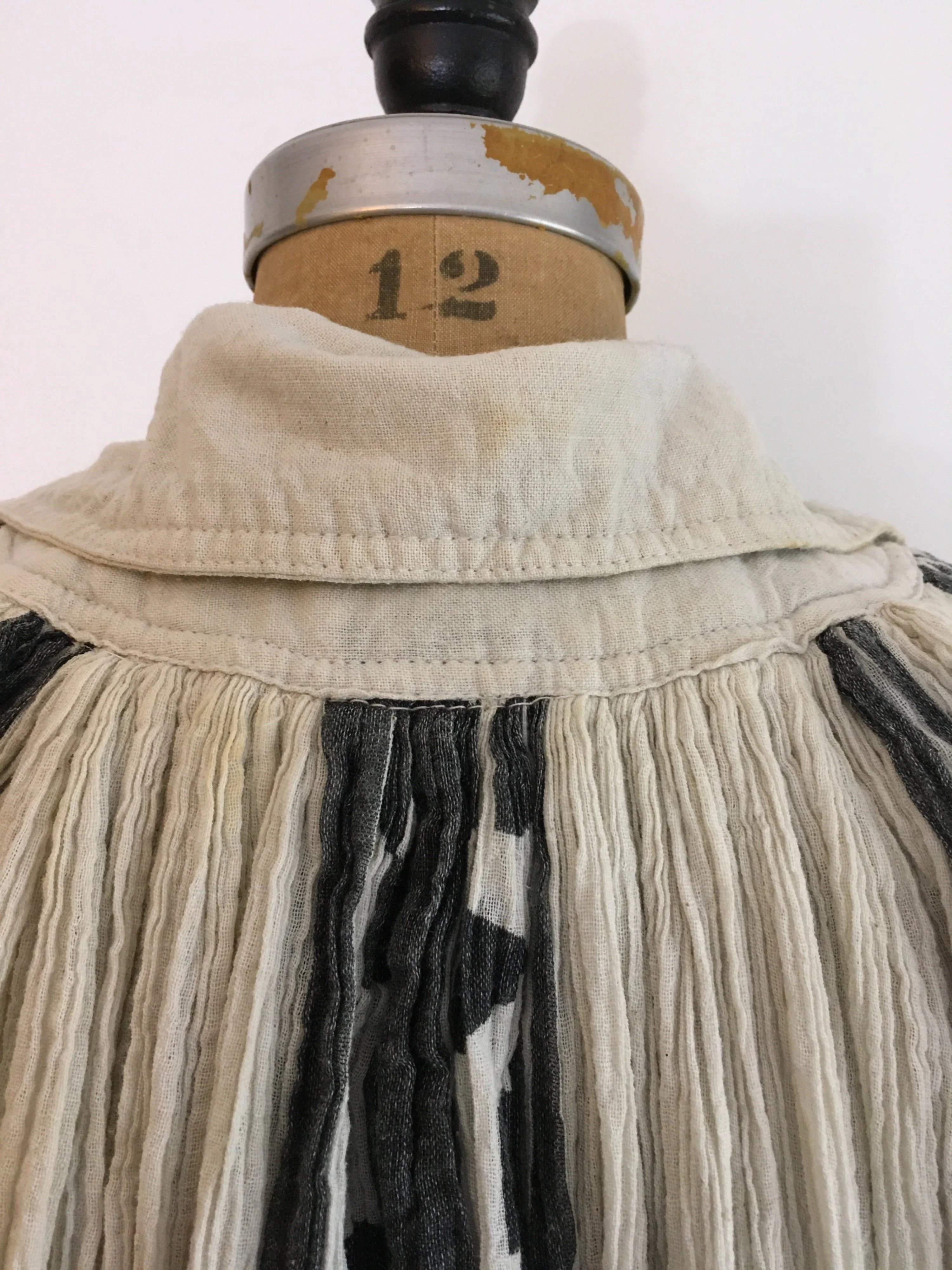 70's Boho Gauze Kaftan Dress by Amerikan Climax - Image 10