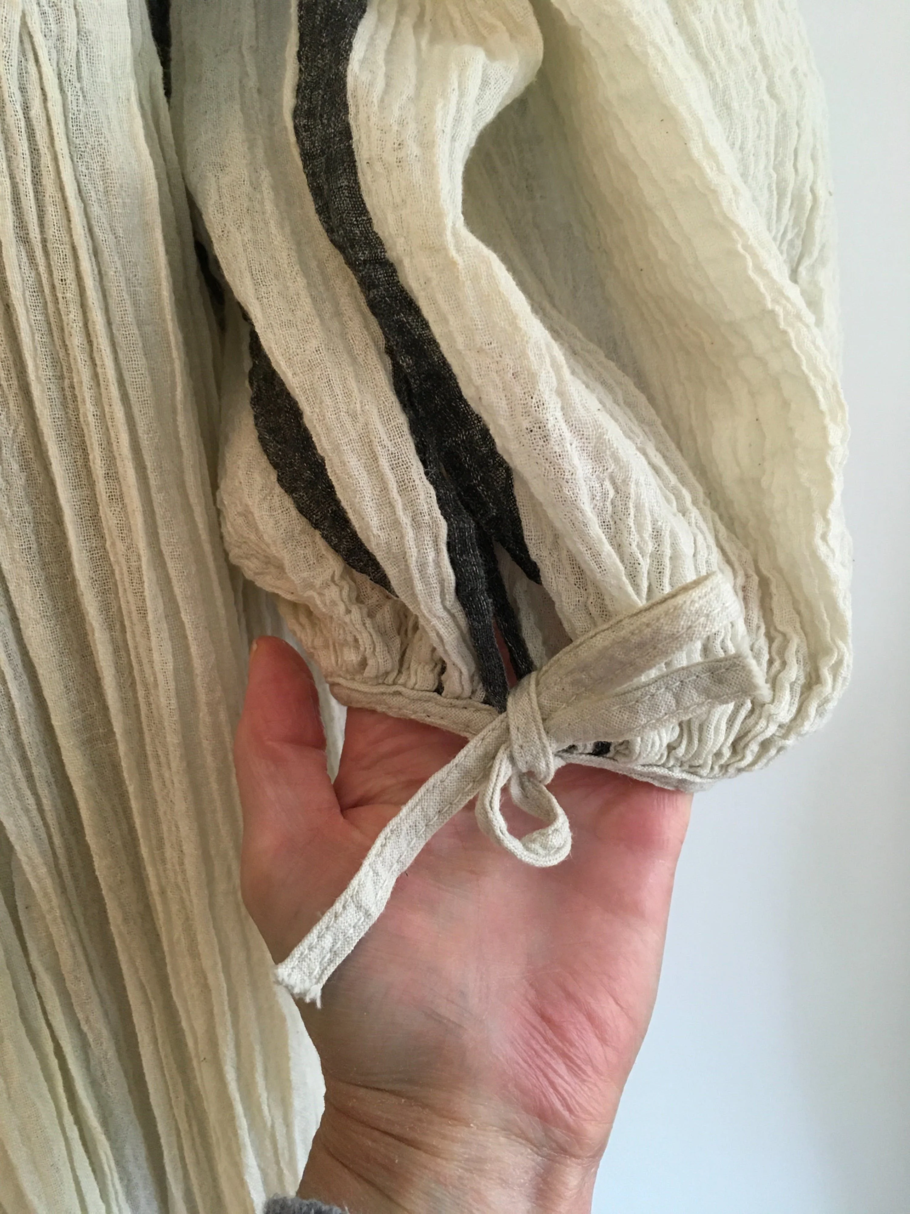 70's Boho Gauze Kaftan Dress by Amerikan Climax - Image 7