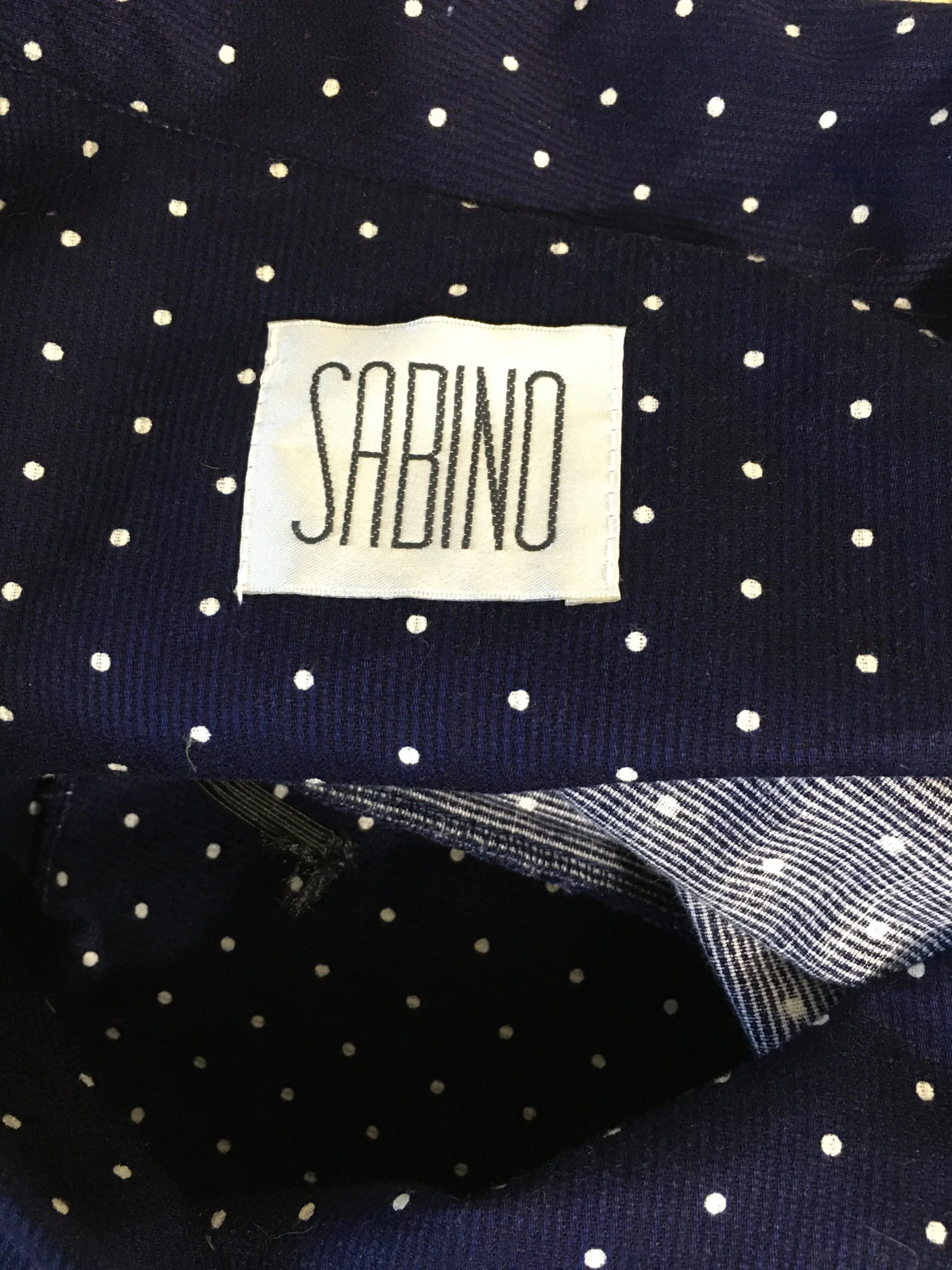80’s Border Print Polka Dot Dress by Sabino - Image 6