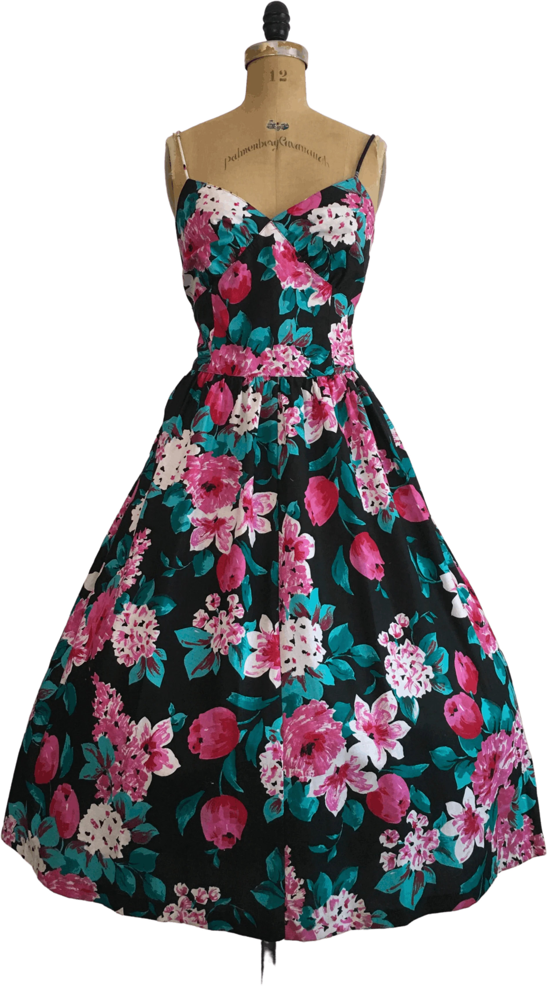 80’s Floral Sundress Dress by Lanz