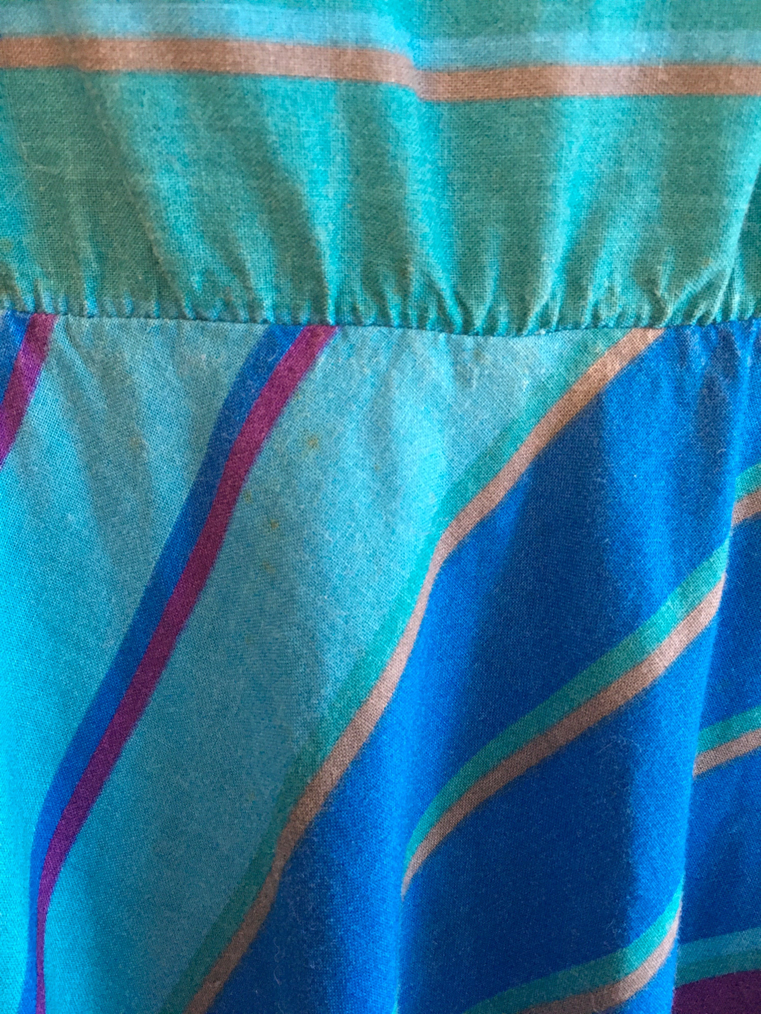80’s Striped Cotton Dress - Image 5