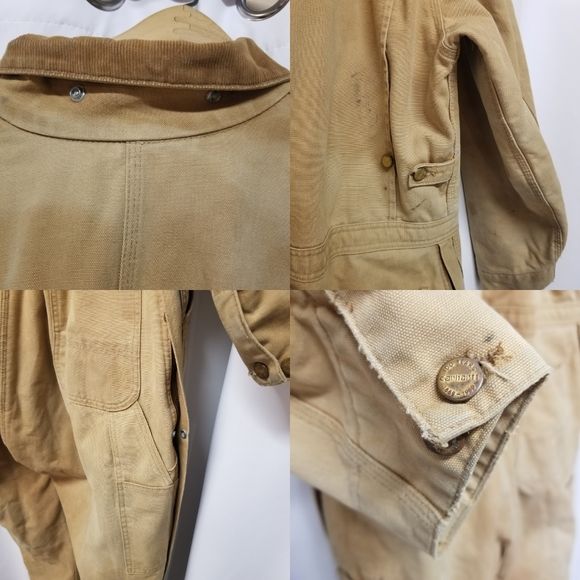 Vintage 1989 100 Year Loose Fit Washed Duck Insulated Coveralls Grunge Hypebeast by Carhartt - Image 3