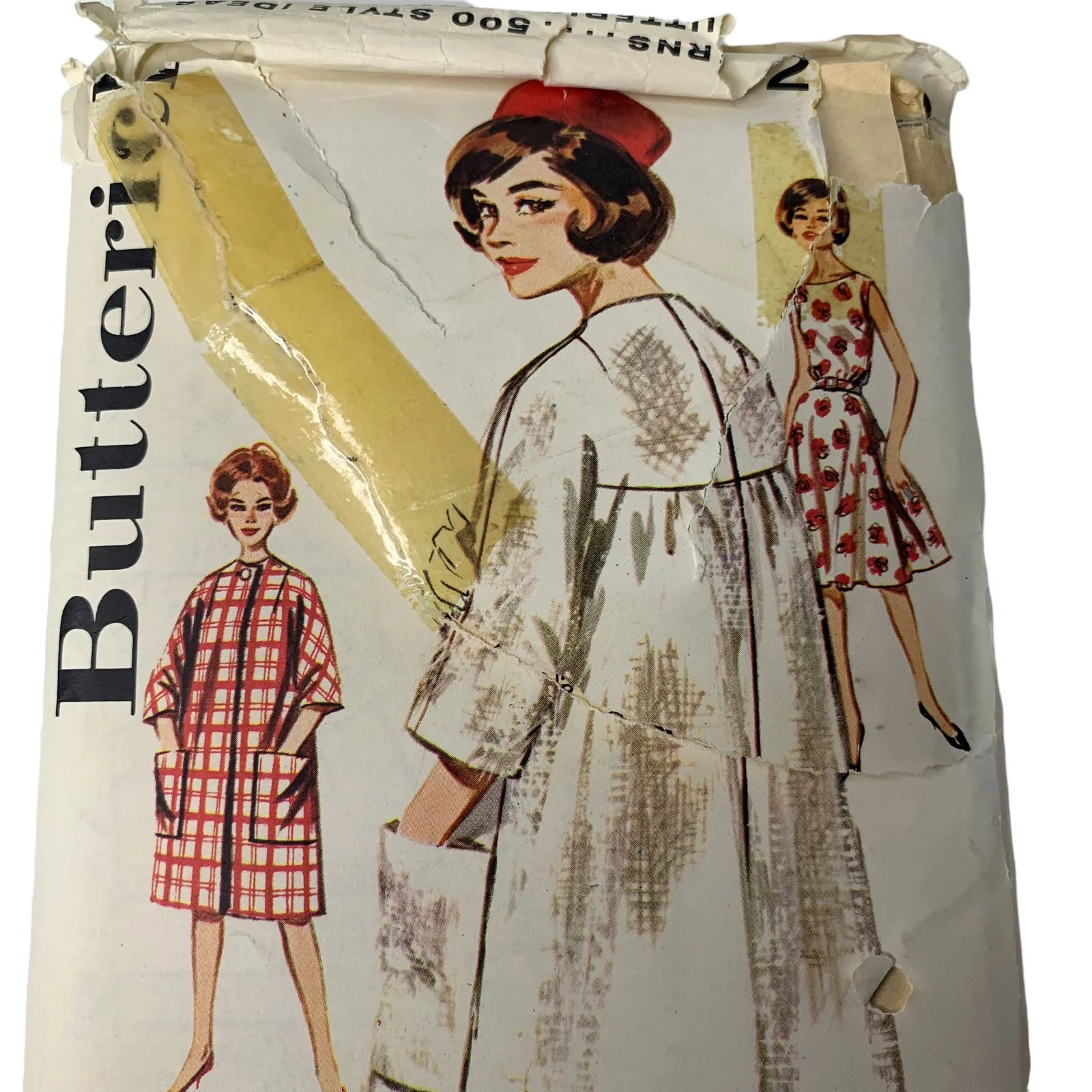 Vintage 2220 Pattern Junior Misses 9-16 Coat Sleeveless Dress Cut by Butterick - Image 3
