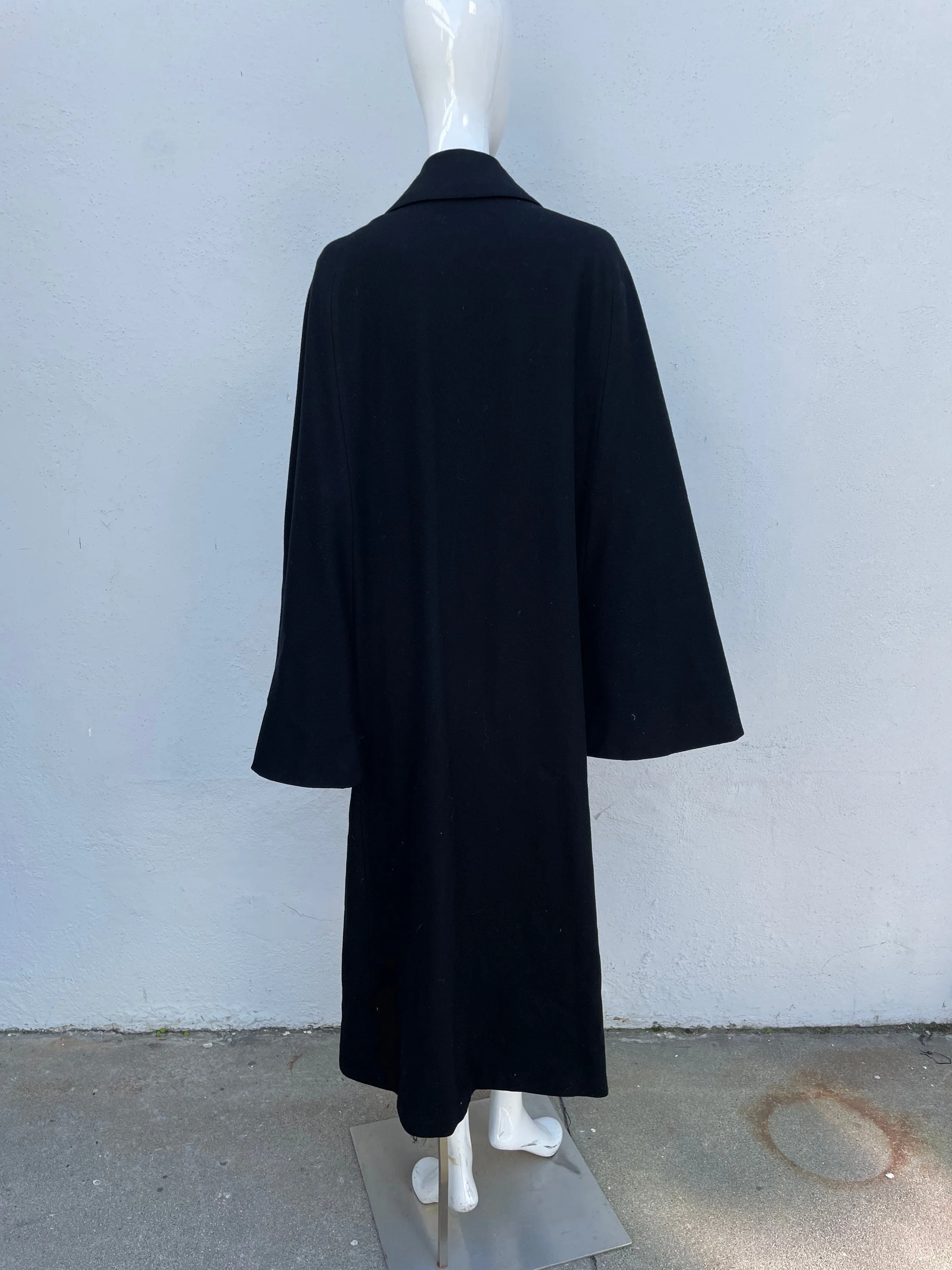 Vintage 40-60s Matsuzakaya Tonbi Coat Inverness Cape Overcoat with Attached Cape Unisex Men's 42 by Matsuzakaya Tonbi - Image 3
