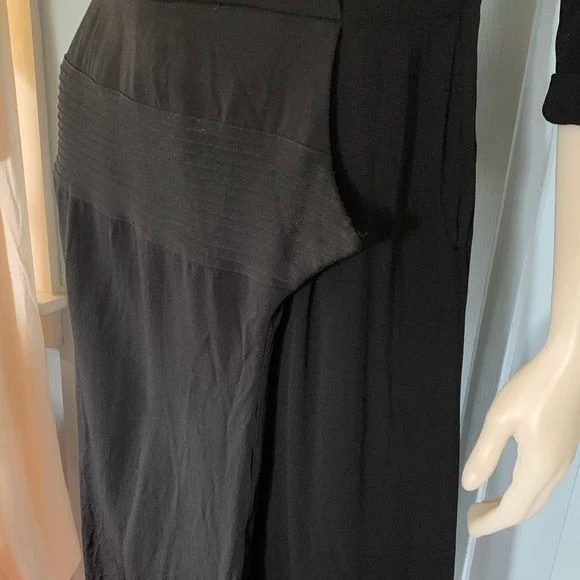 Vintage 40s Petty Hite Black Day Dress - Image 3