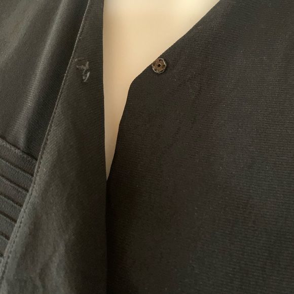 Vintage 40s Petty Hite Black Day Dress - Image 4