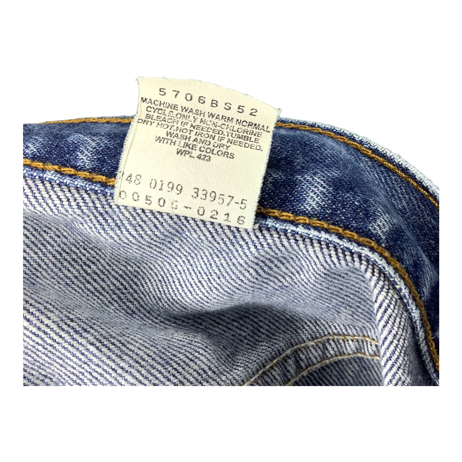 Vintage 505 Jeans 90s Red Batwing Tag Grunge Distressed Straight Leg 42x30 by Levi's - Image 10