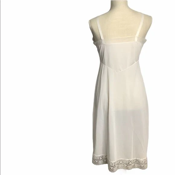 Vintage 50s Adonna Lace Midi Slip 34c by Jc Penneys - Image 2