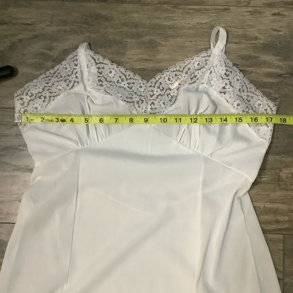 Vintage 50s Adonna Lace Midi Slip 34c by Jc Penneys - Image 6