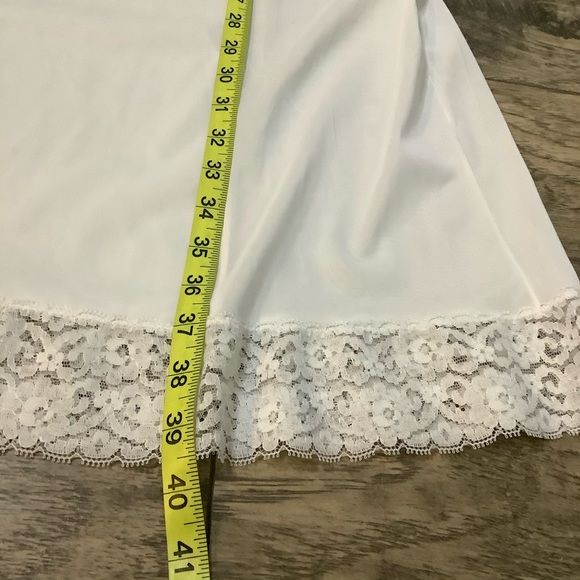 Vintage 50s Adonna Lace Midi Slip 34c by Jc Penneys - Image 8