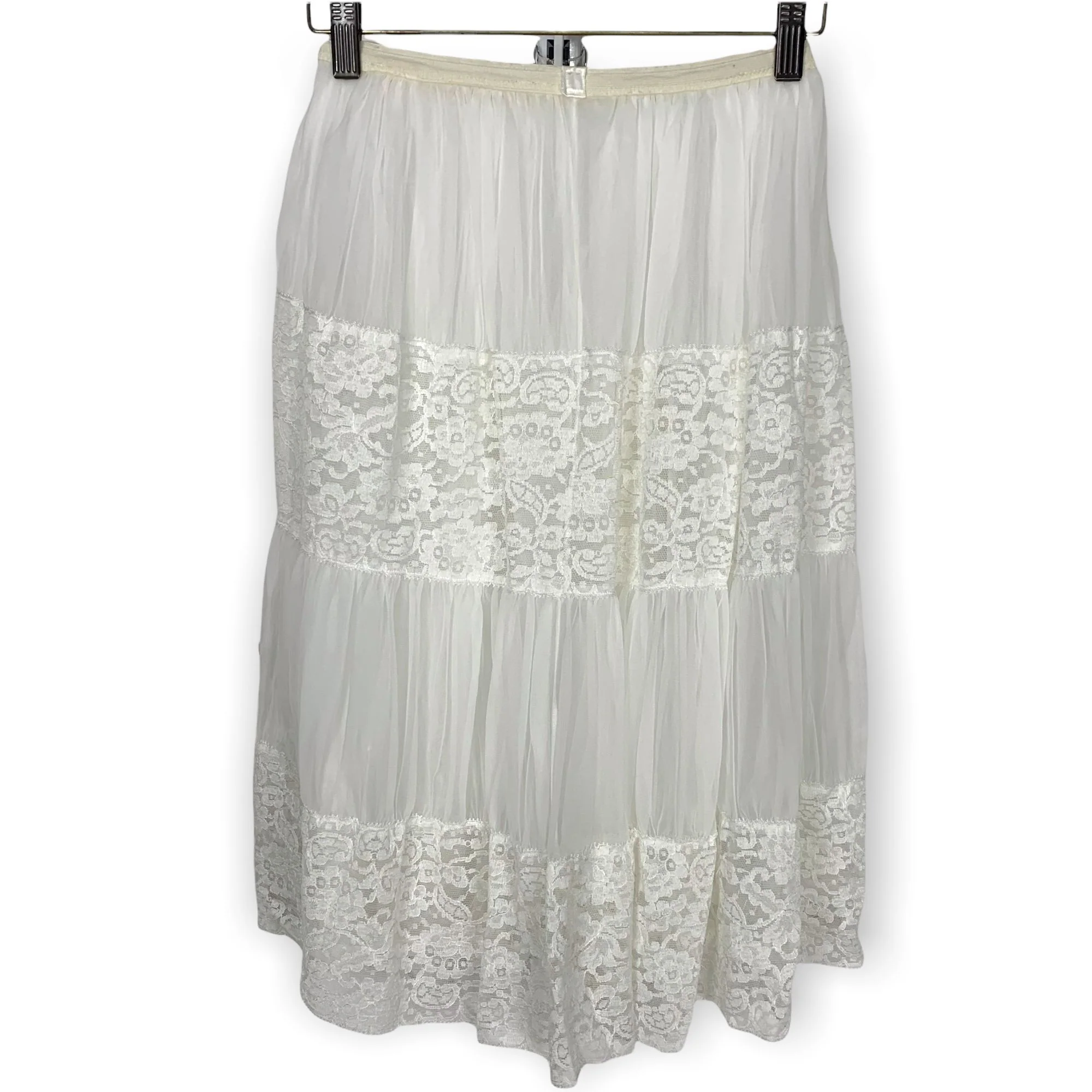 Vintage 50s Nylon Lace Crinoline Petticoat Small by Sears - Image 2