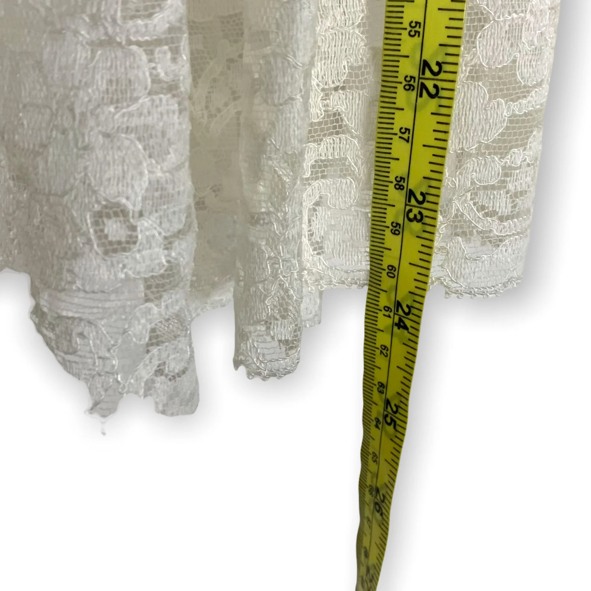 Vintage 50s Nylon Lace Crinoline Petticoat Small by Sears - Image 7