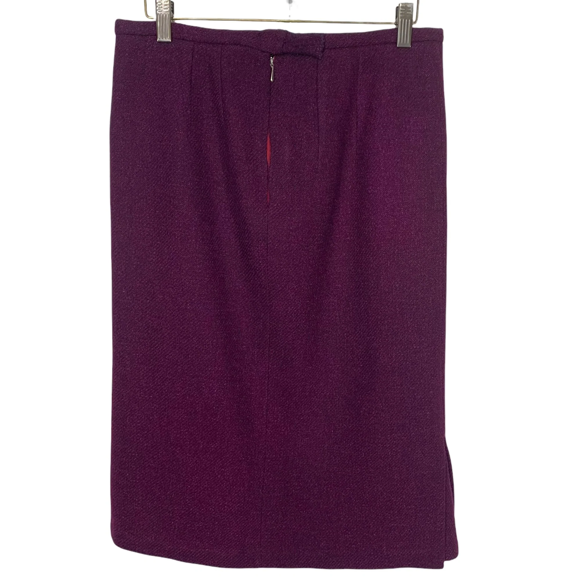 Vintage 50s Purple Blazer Pencil Skirt Set Large by Dereta - Image 3