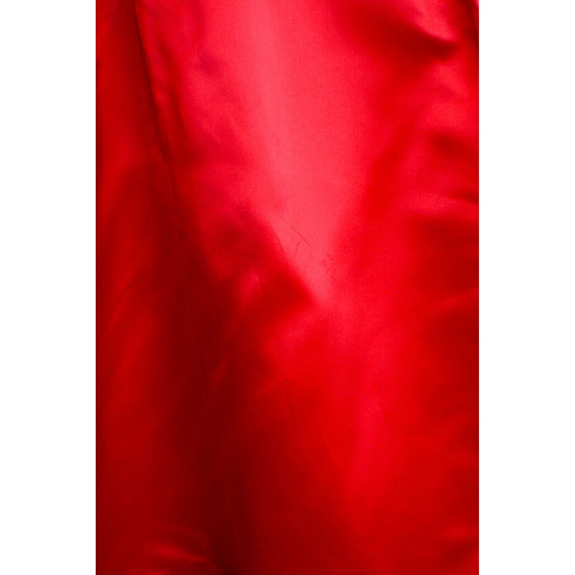 Vintage 50s Red Beaded Dress Shift Shimmery Floral Holiday - Image 5