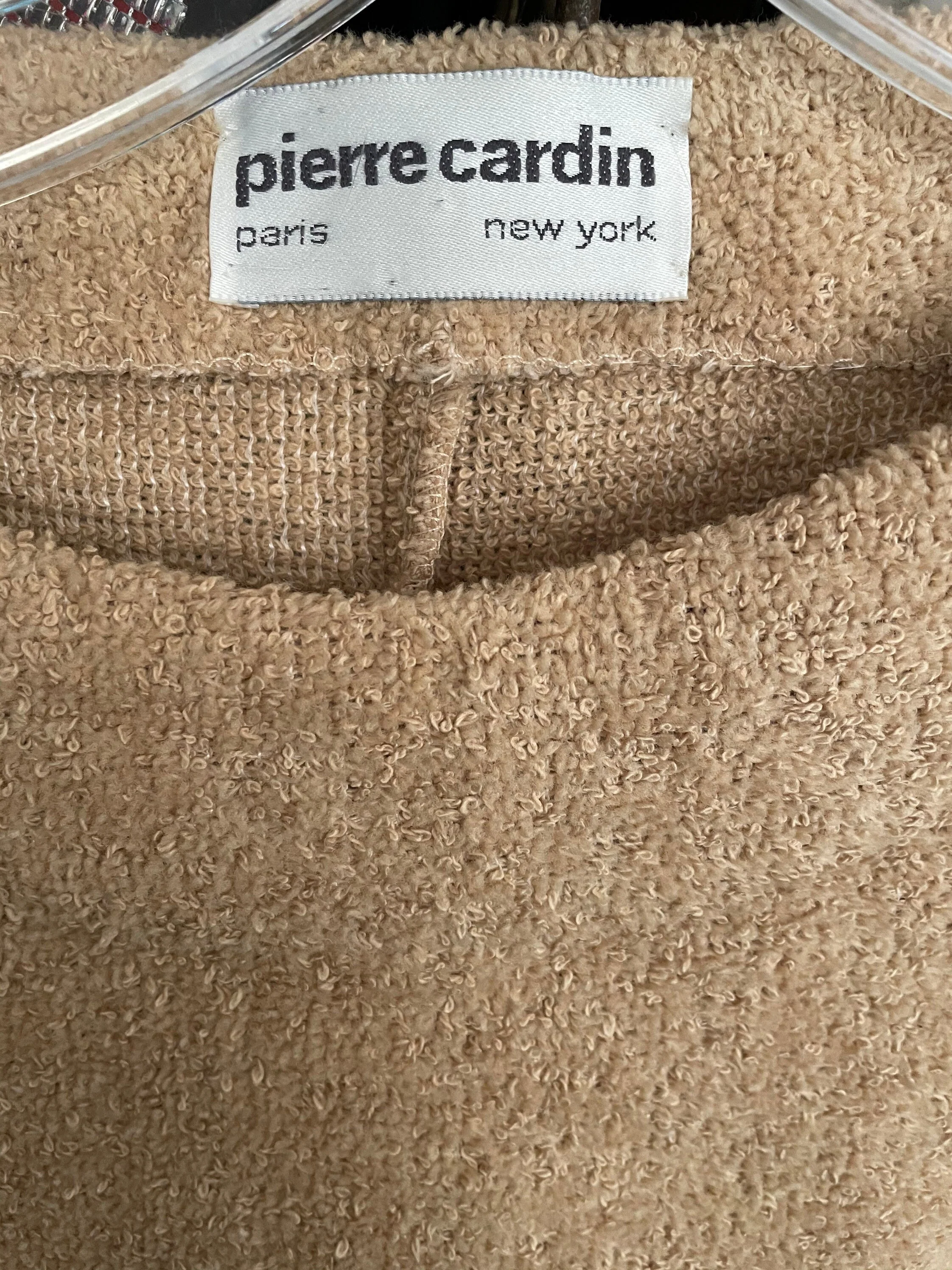 Vintage 60-70s Towel Dress Size M Sleeveless Space Age Mid Century Fashion Modern Mod Sexy Maxi by Pierre Cardin - Image 9