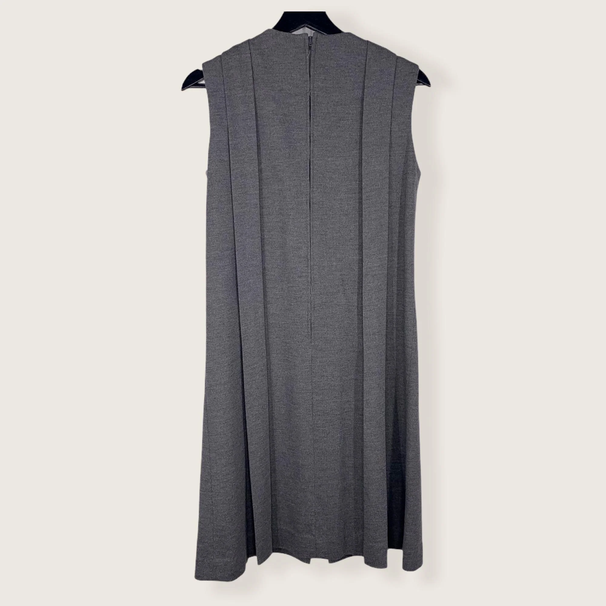 Vintage 60s Beverly Paige Sleeveless Pleated Mod Dress Medium by Etta Louise - Image 2