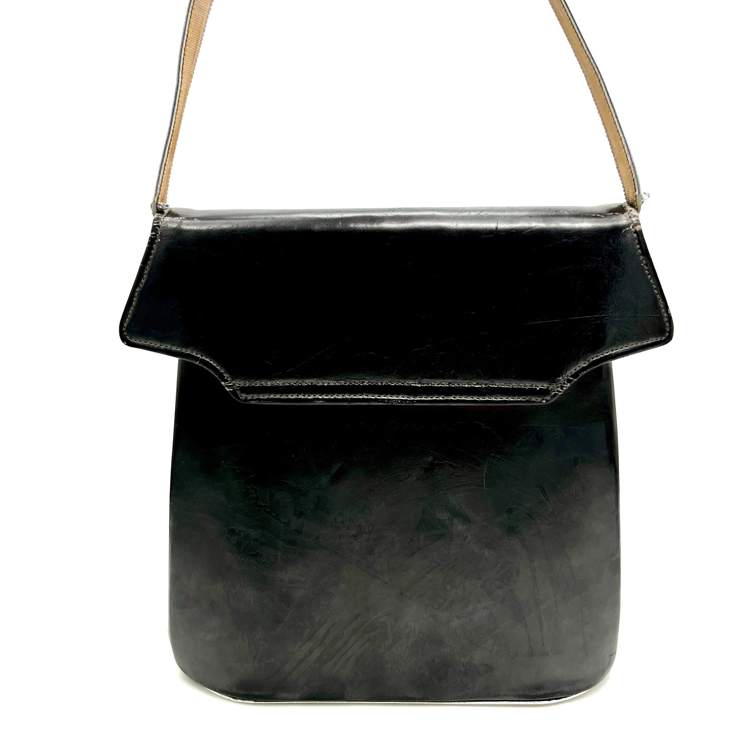 Vintage 60s Black and Silver Mod Handbag by Olympic Creations - Image 9