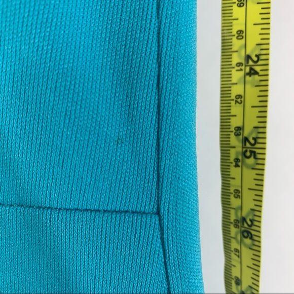 Vintage 60s Blue Full Length Casual House Dress Large - Image 11