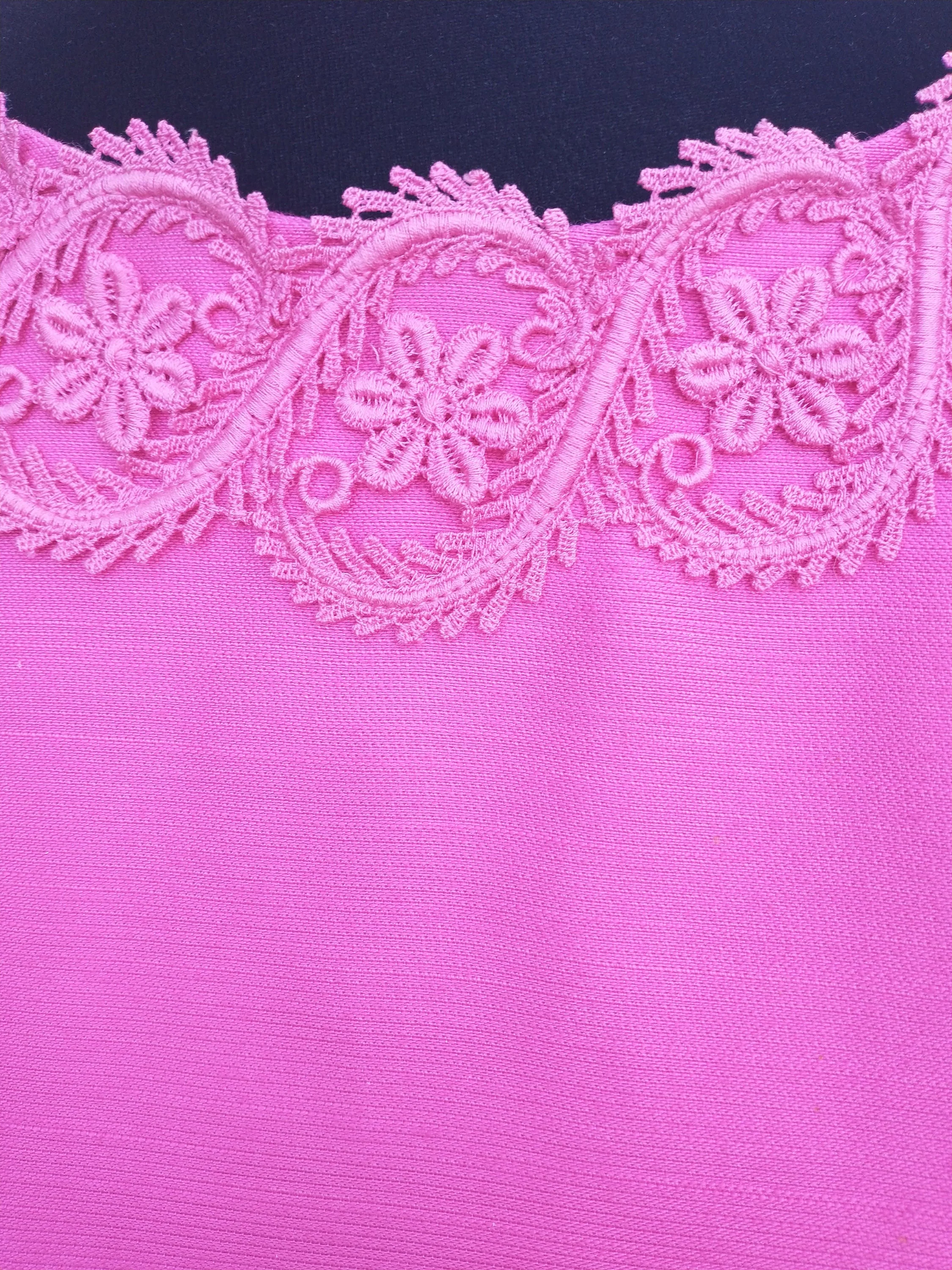 Vintage 60s Bright Pink Short Sleeve Peplum Dress Women's Small Summer Mother of Bride Jackie Kennedy Onassis by Richard Frontman - Image 3