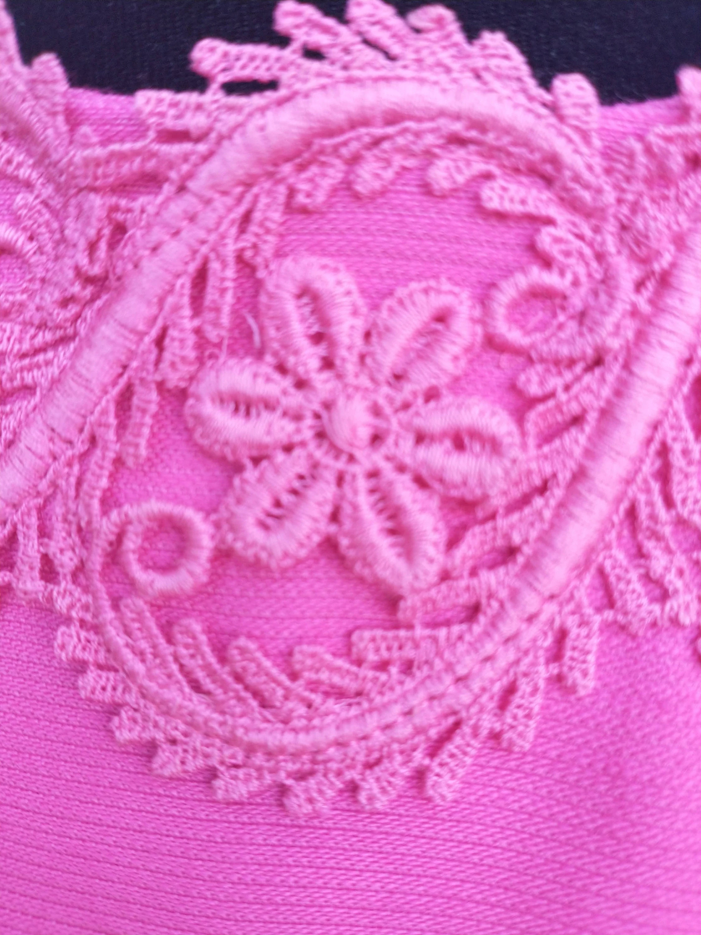 Vintage 60s Bright Pink Short Sleeve Peplum Dress Women's Small Summer Mother of Bride Jackie Kennedy Onassis by Richard Frontman - Image 4
