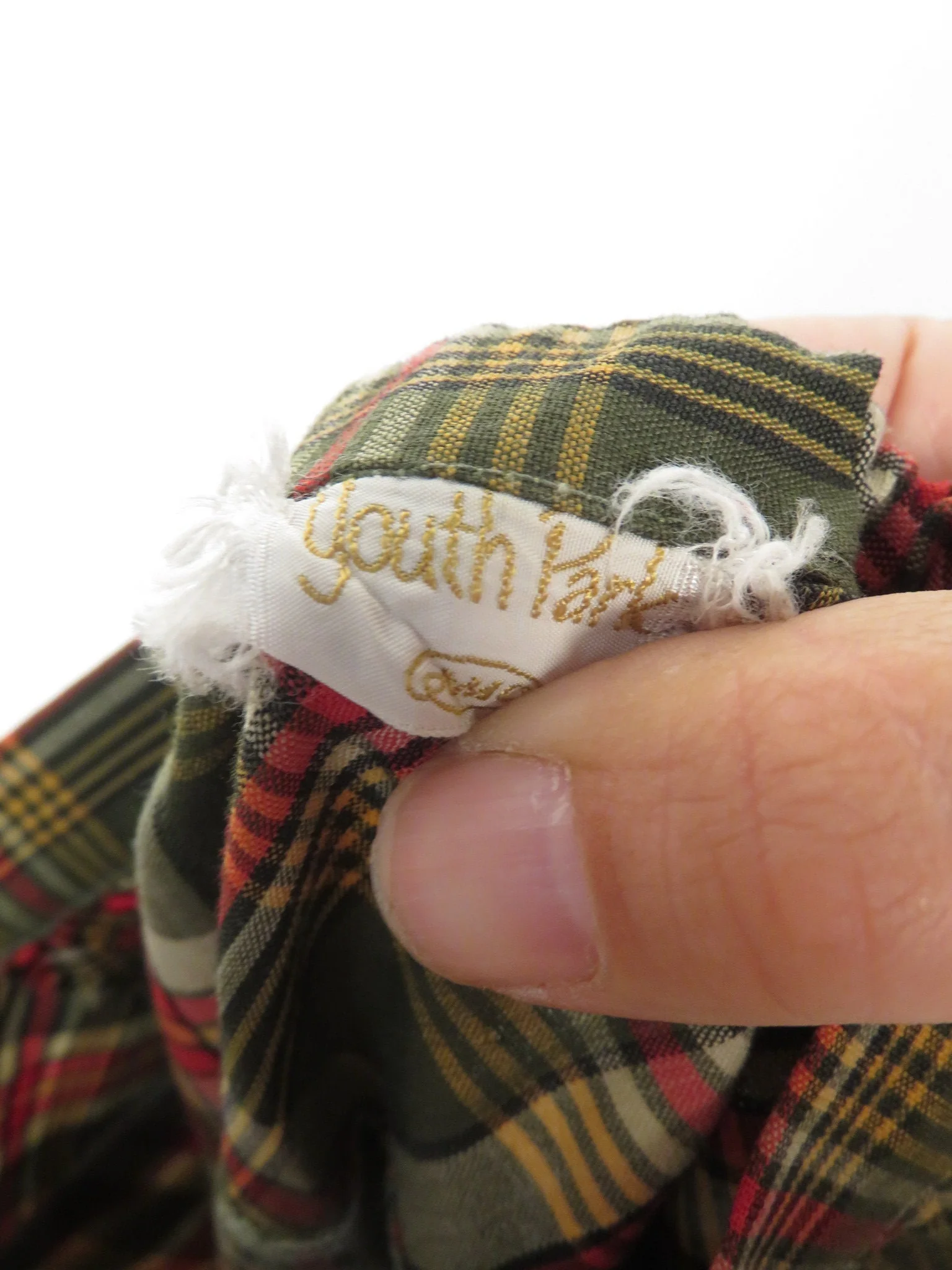Vintage 60s Fall Plaid Cotton High Waist Pleat Front Midi Skirt Size Xs/xxs by youth park - Image 6
