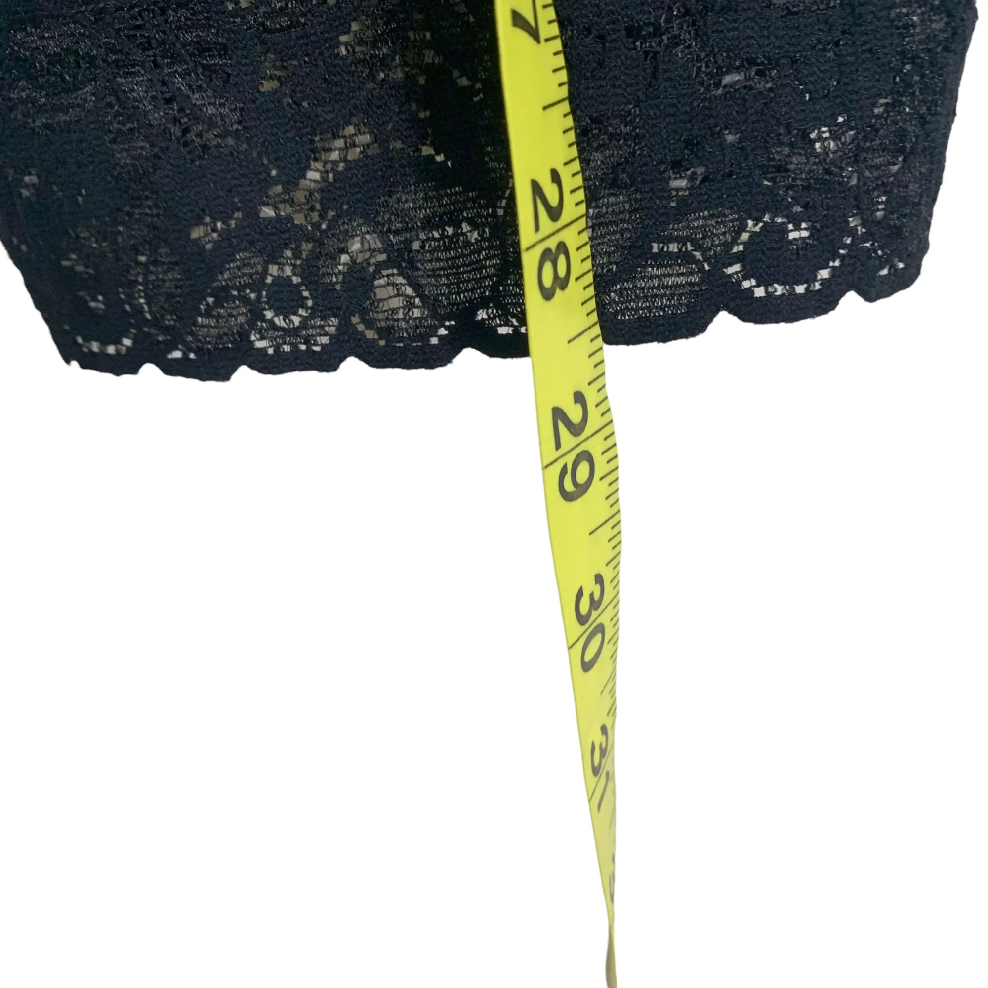 Vintage 60s Flexees Black Open Botton Built In Gusset Antron Lace Shapewear - Image 13