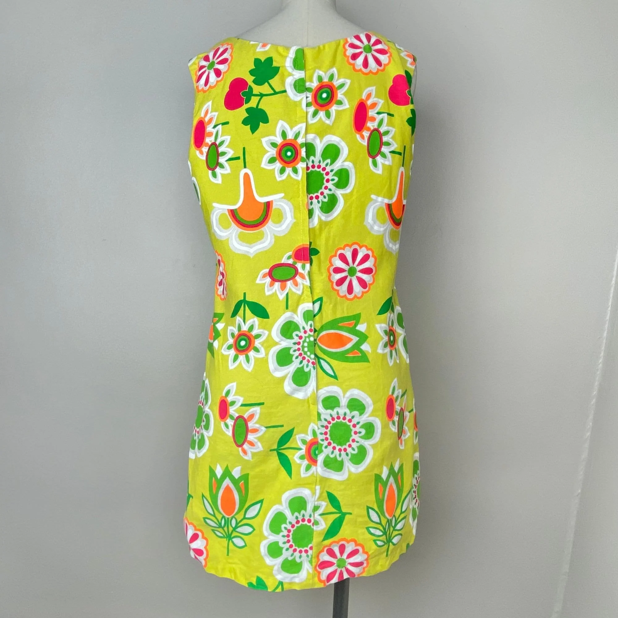 Vintage 60s Floral Mini Dress Romper by Alex Colman California - Image 2