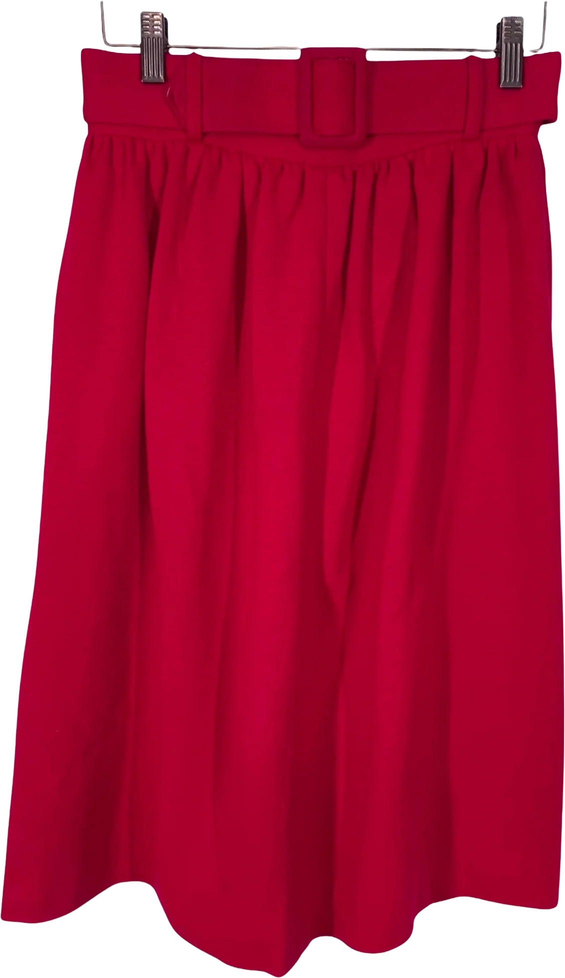 Vintage 60s Hot Pink Knee Length Skirt Medium by Daisy's Original