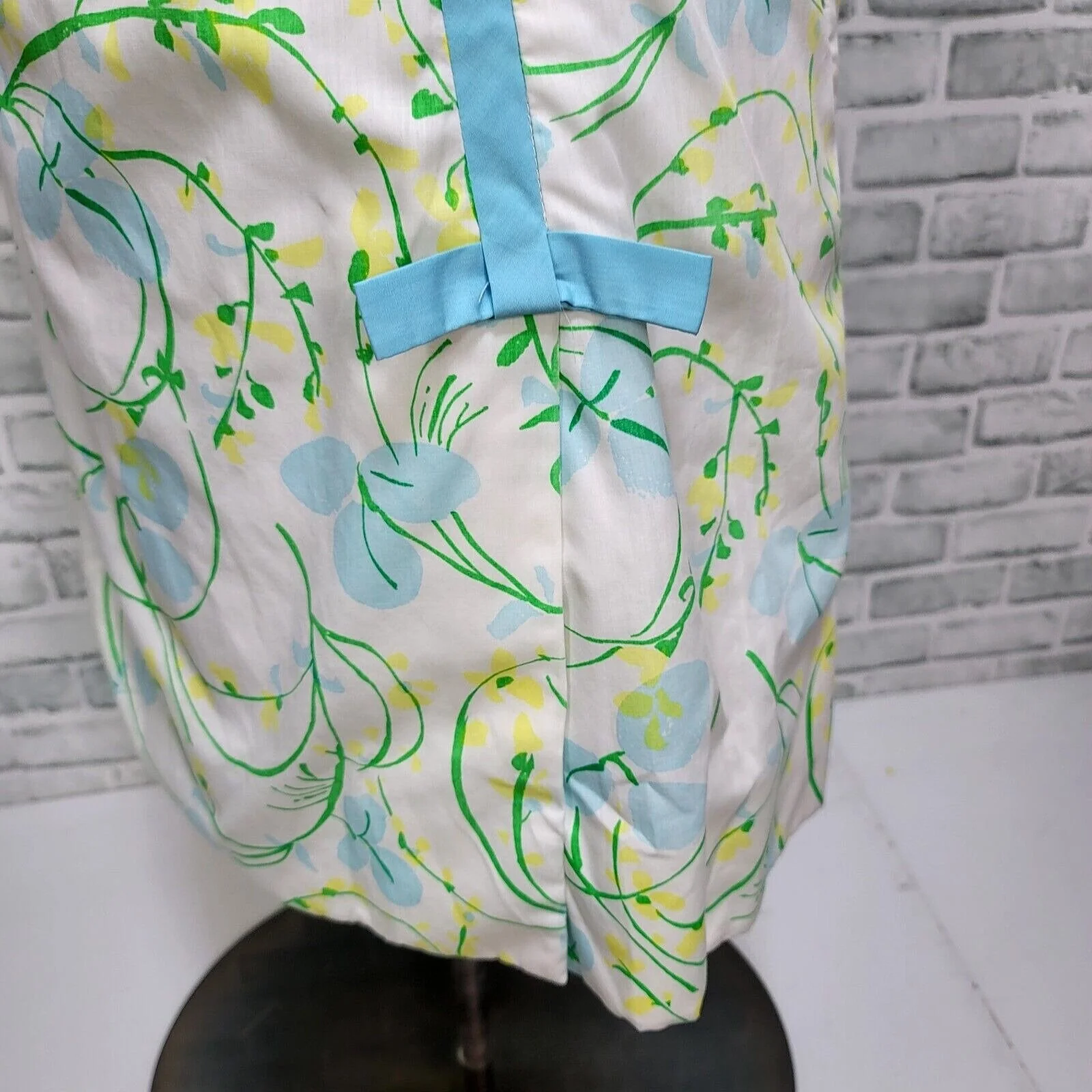 60s The Lilly Floral Shift Dress Side Slits Bow Mod By  Lilly Pulitzer - Image 7