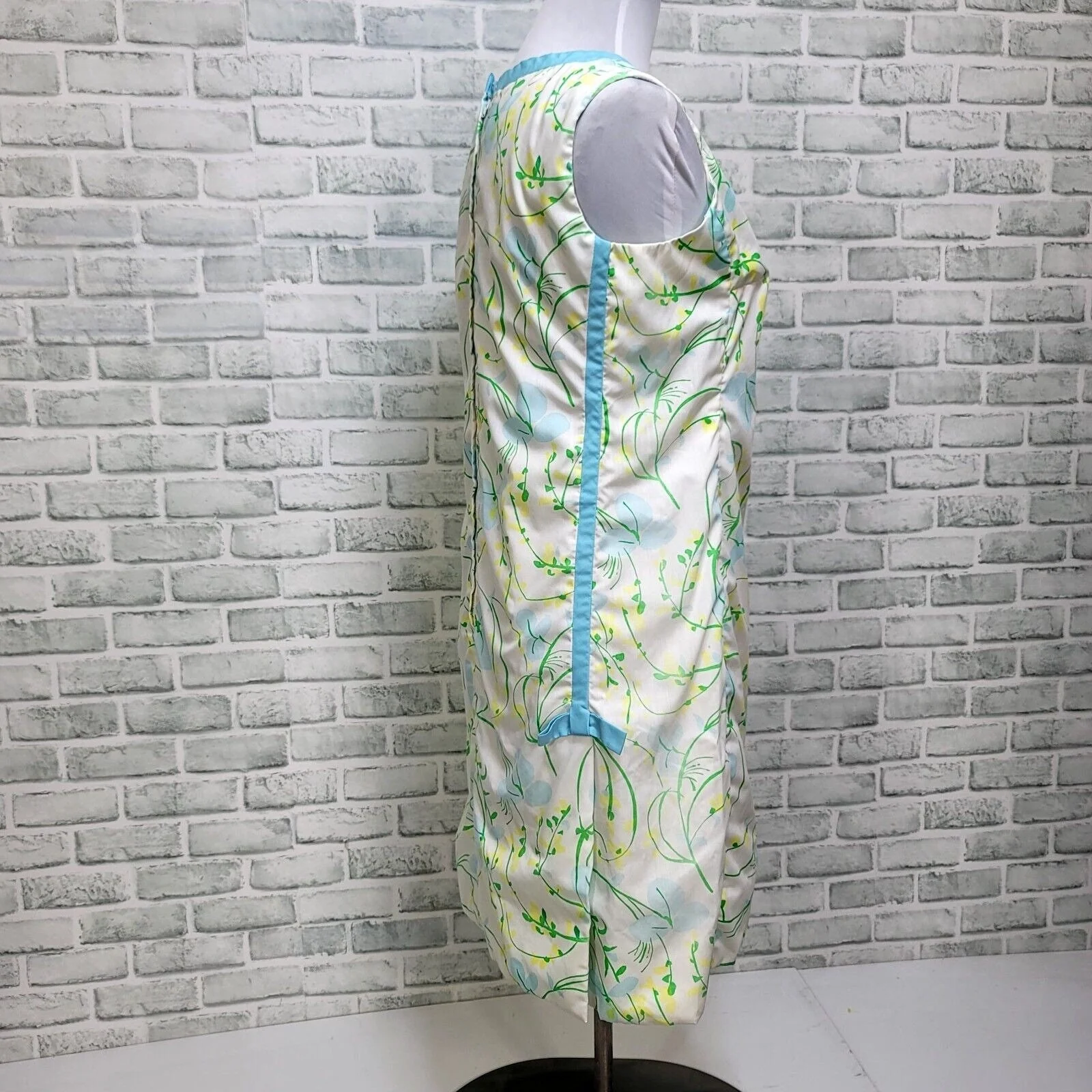 60s The Lilly Floral Shift Dress Side Slits Bow Mod By  Lilly Pulitzer - Image 8