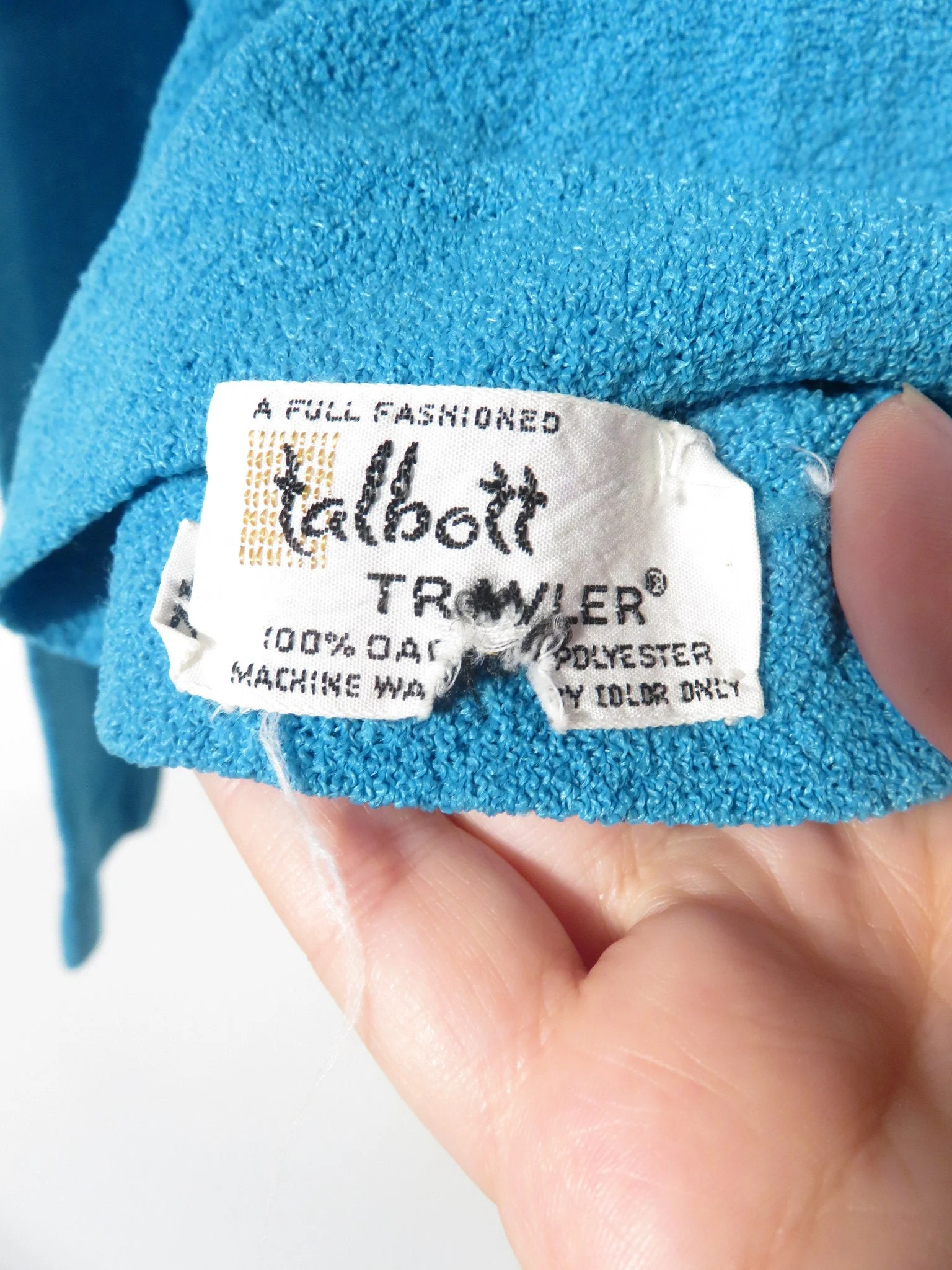 Vintage 60s Mod Plus Size Unisex Knit Top/cardigan Size Xl by Talbott Traveler - Image 5