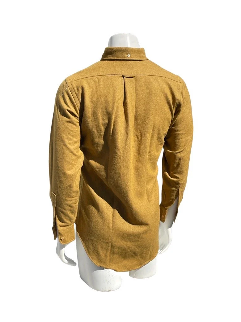 Vintage 60s Never Used Woolshire Wool Shirt Size Small Unisex Dress Shirt Button Down Collar Mod - Image 2