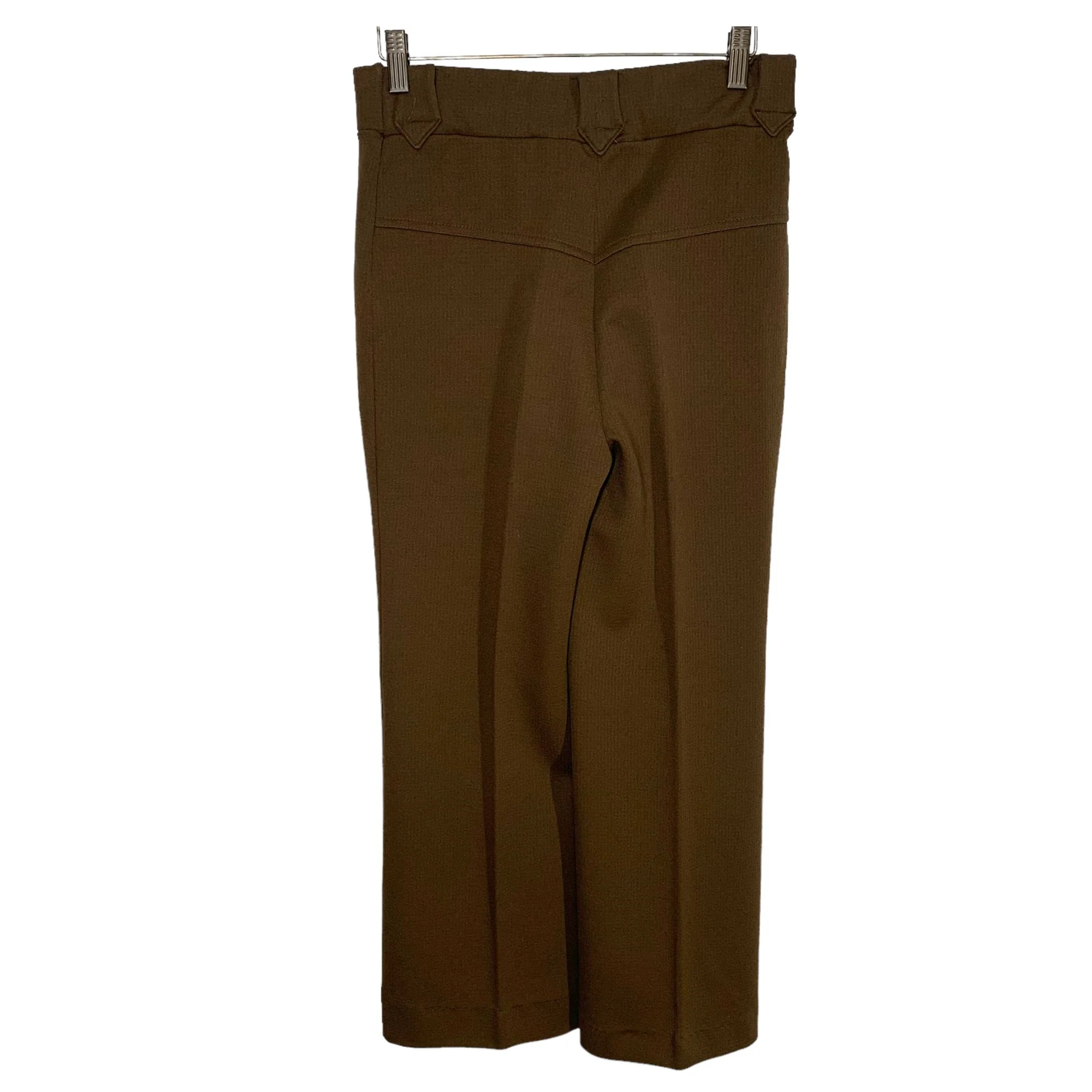 Vintage 60s Panhandle Slim Dark Brown Wide Leg Pants Medium by Panhandle Slim - Image 2