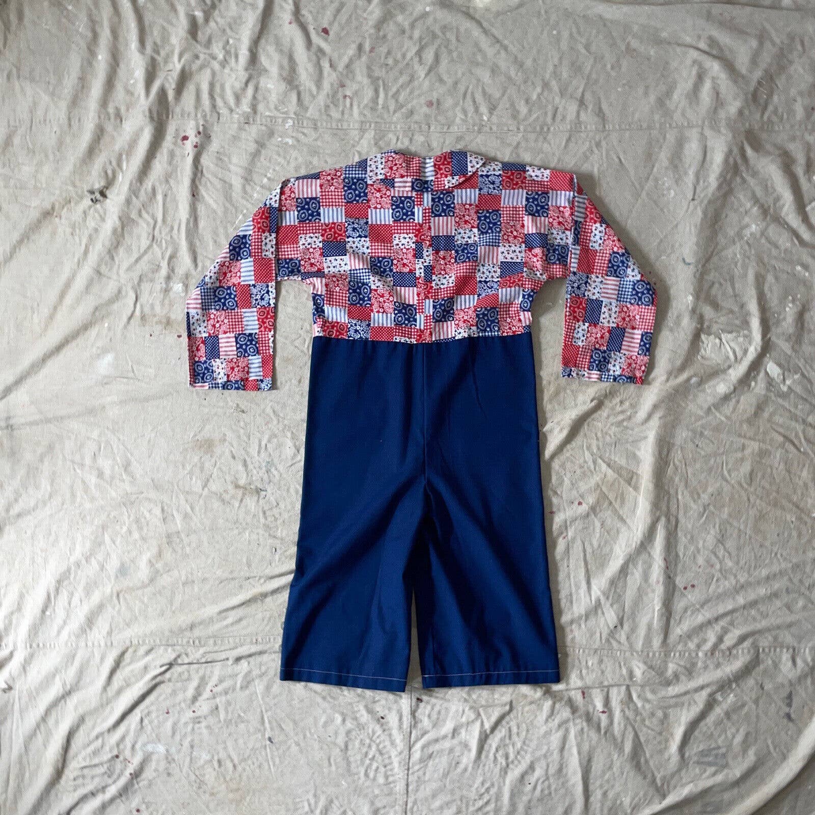 Vintage 60s Raggedy Ann Halloween Costume Handmade Clown Suit - Image 6