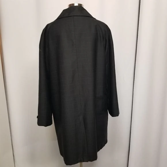 Vintage 60s Roebuck Perma Prest Car Coat Glenn Plaid Rain Jacket by Sears - Image 2
