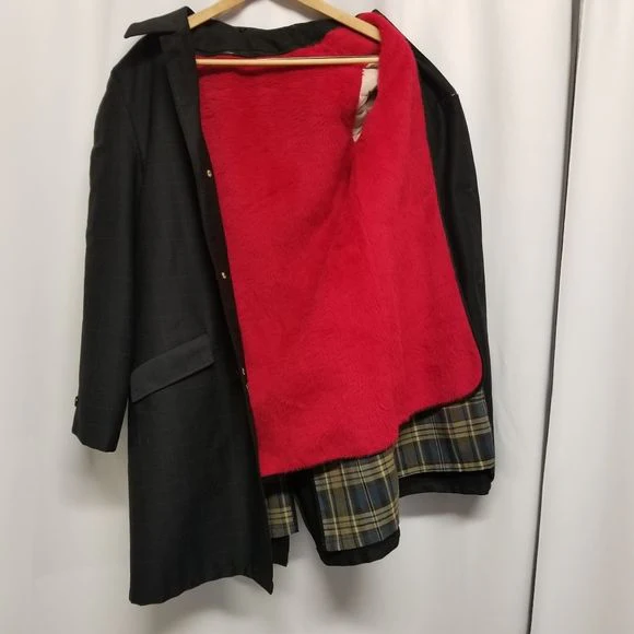 Vintage 60s Roebuck Perma Prest Car Coat Glenn Plaid Rain Jacket by Sears - Image 7