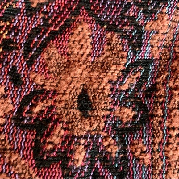 Vintage 60s Tapestry Coat Small Double Breasted Brocade Glam Hippie Ilgwu - Image 14