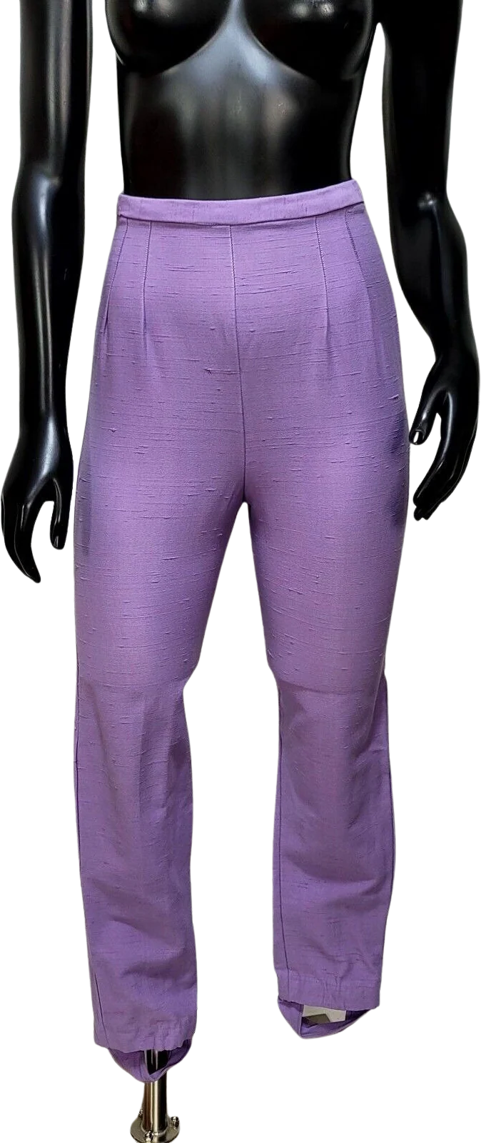 60s Purple High Waisted Stirrup Pants By Phil Rose of California