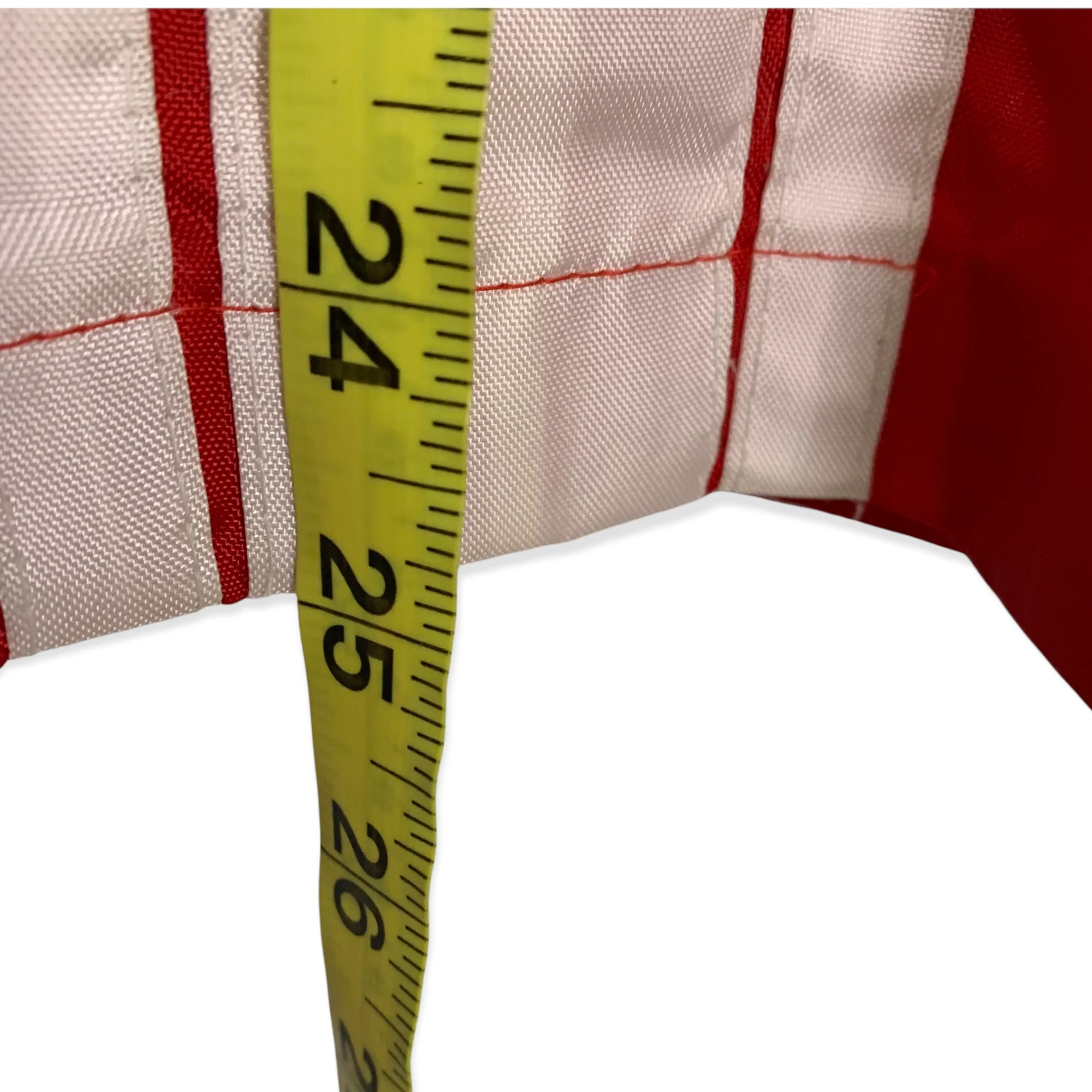 Vintage 60s Zip Up White Stripe Sport Jacket Large - Image 6